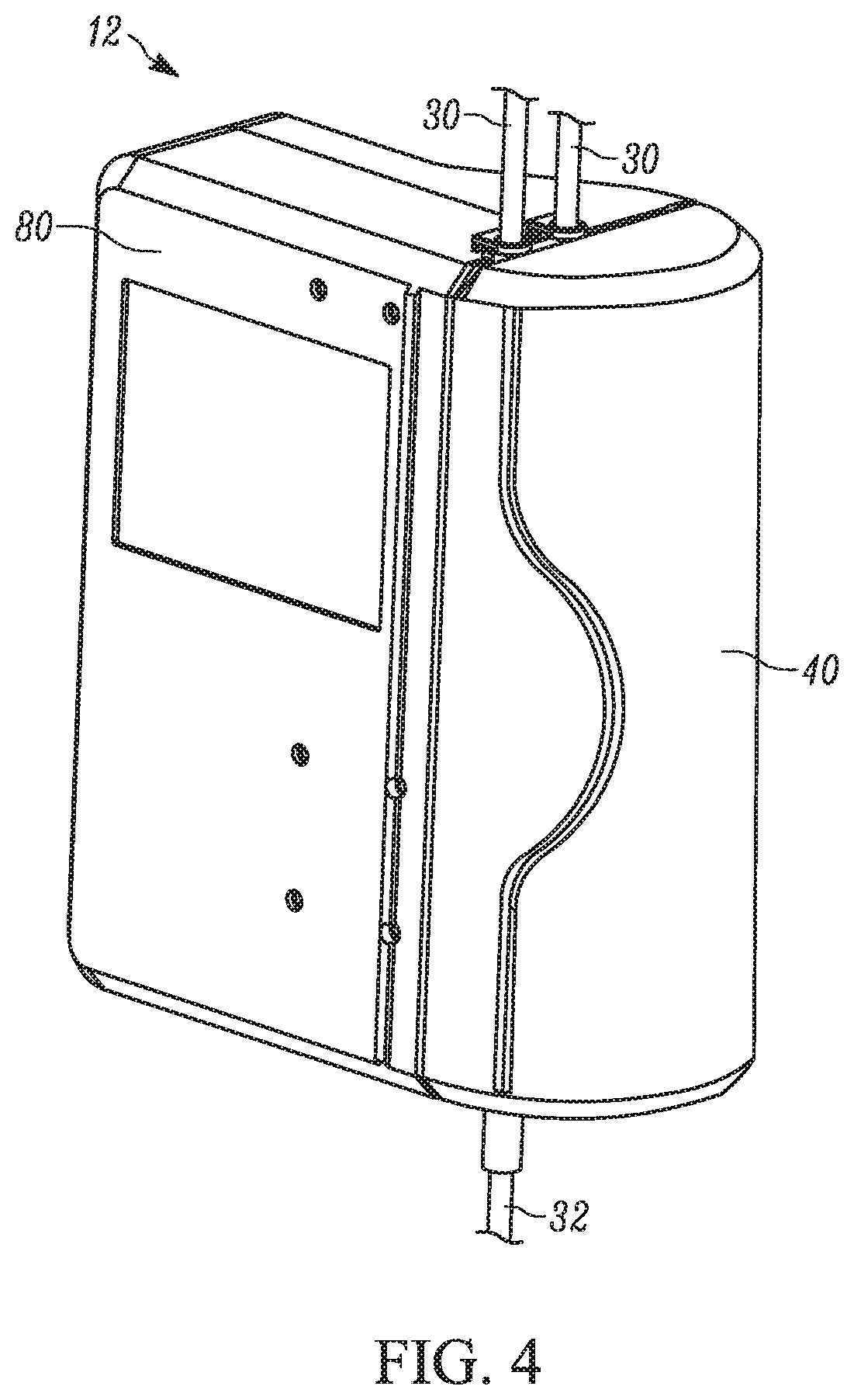 Patent US12102600 Figure 5 – Feeding set and enteral feeding pump assembly
