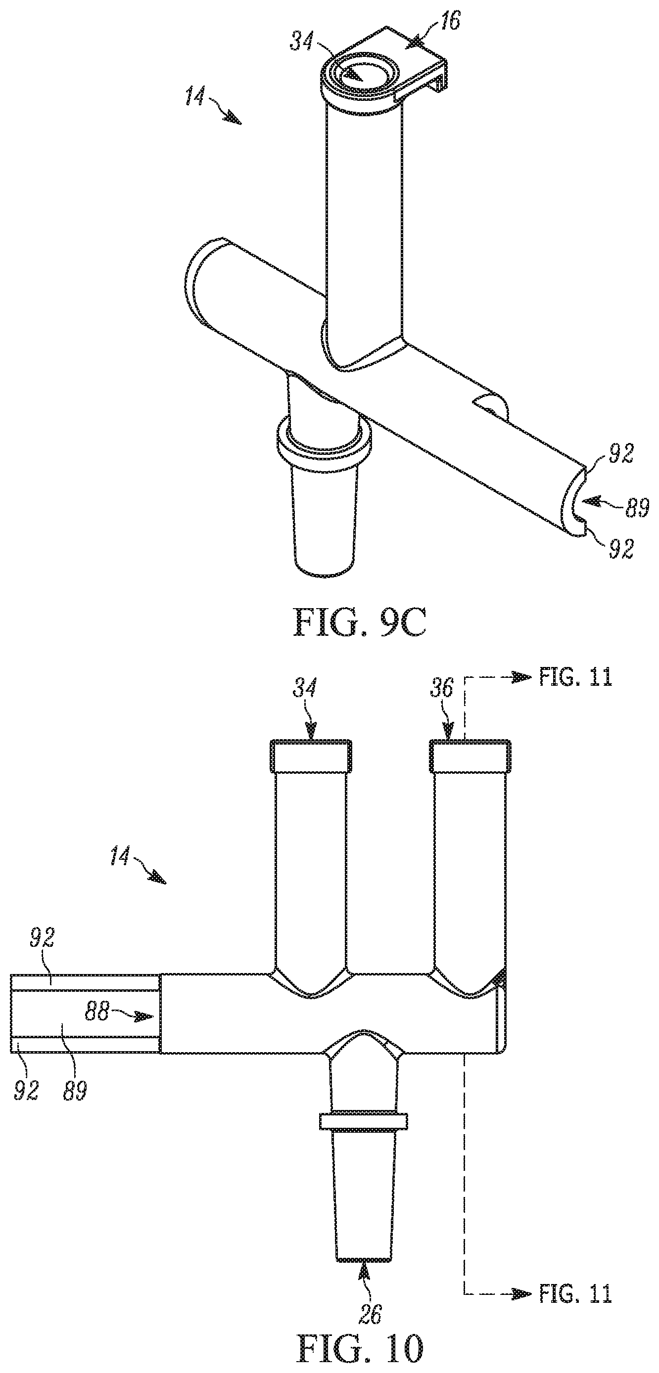 Patent US12102600 Figure 12 – Feeding set and enteral feeding pump assembly