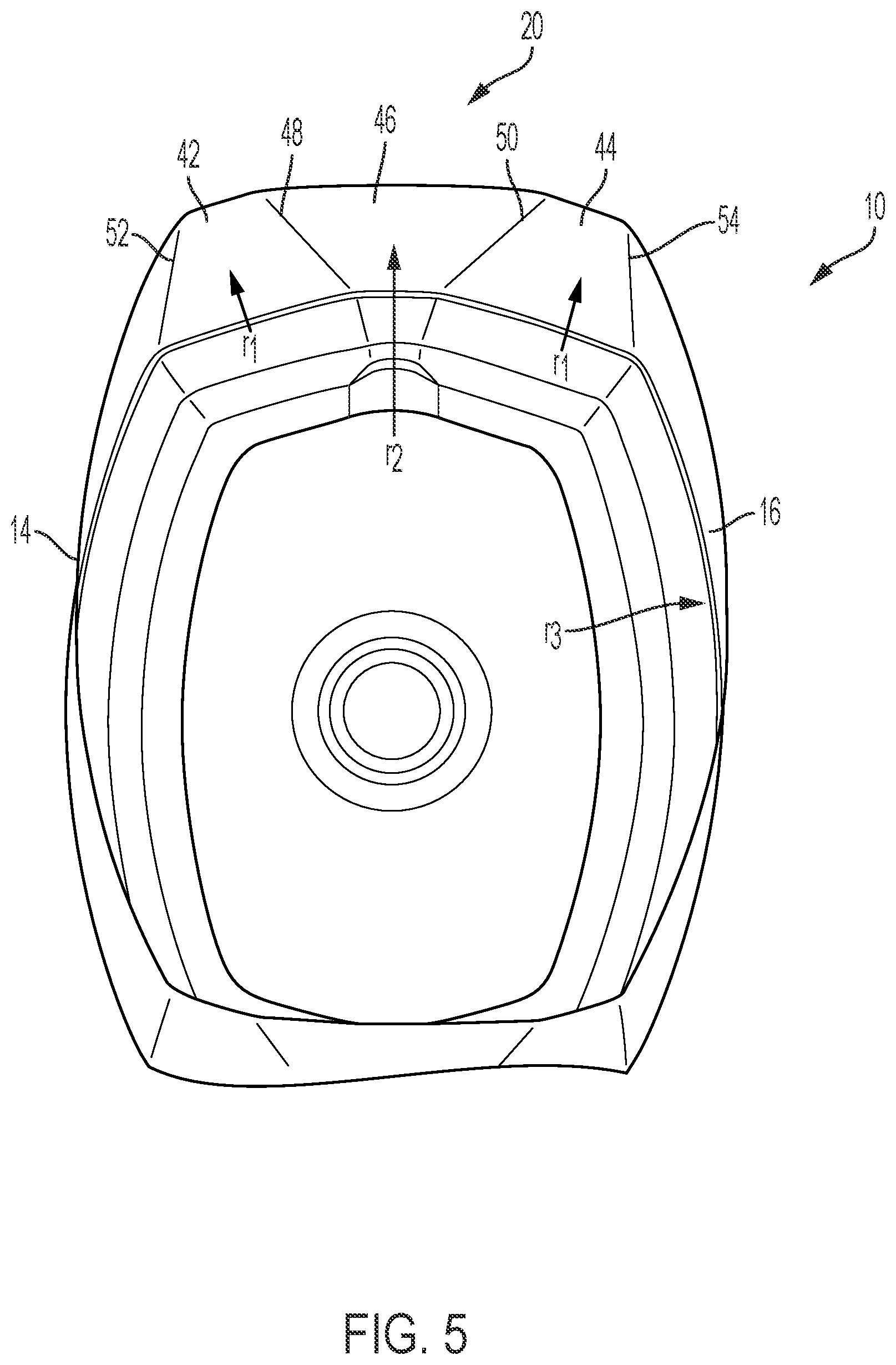 Patent US12102603 Figure 5 – Transparent bottles including faceted side walls