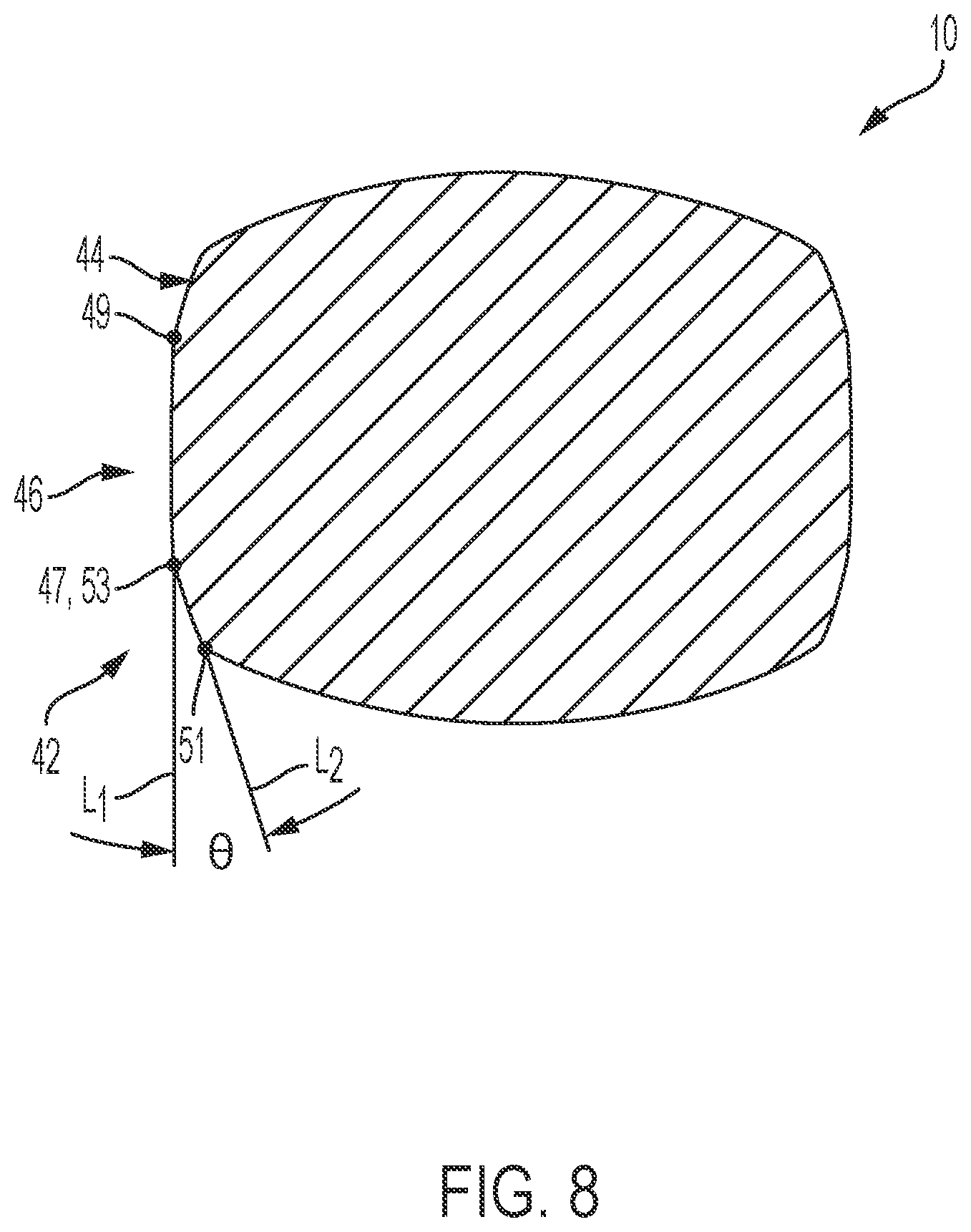 Patent US12102603 Figure 8 – Transparent bottles including faceted side walls