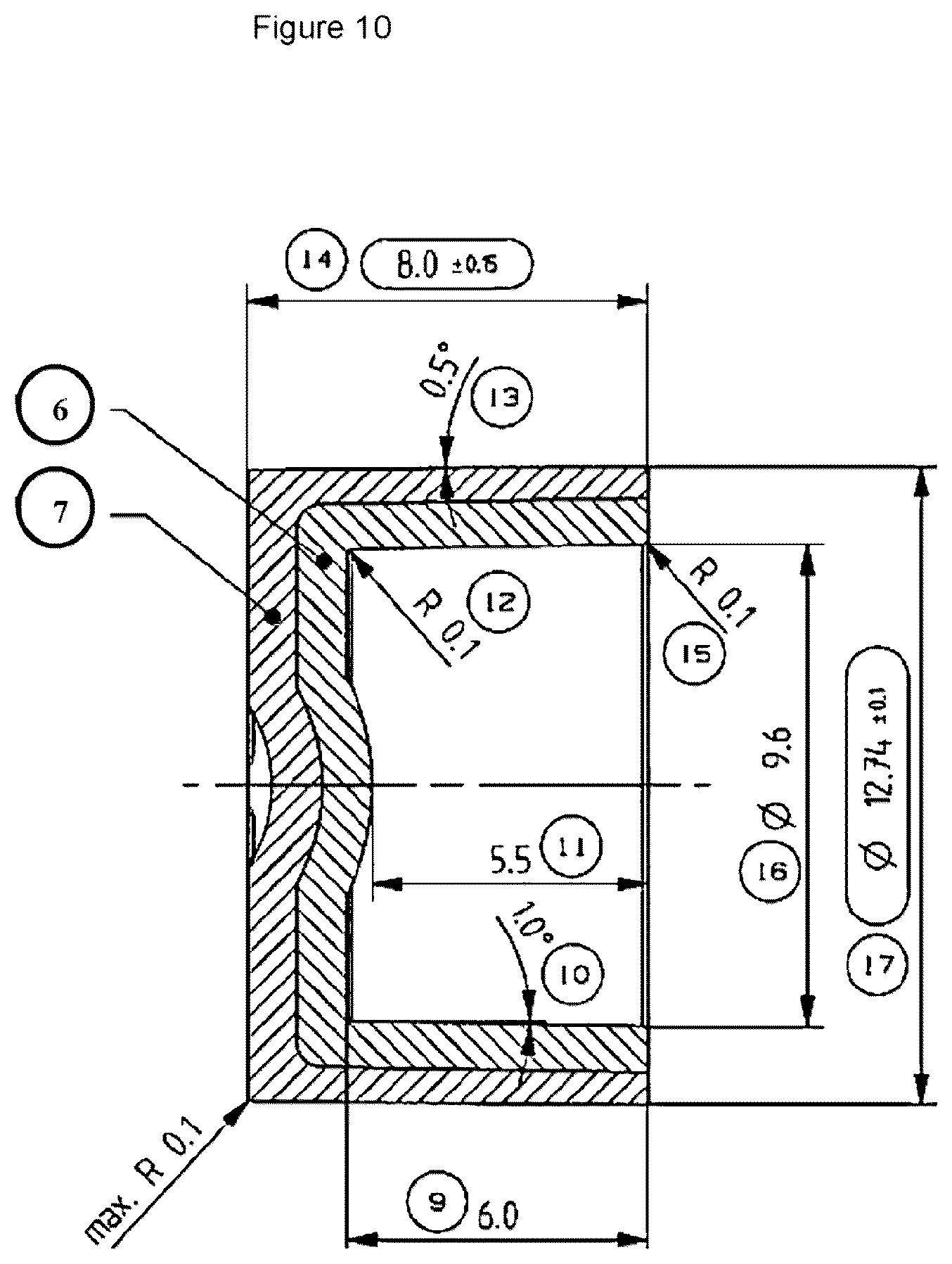 Patent US12102668 Figure 8 – Process, tube and device for the preparation of wound healant composition