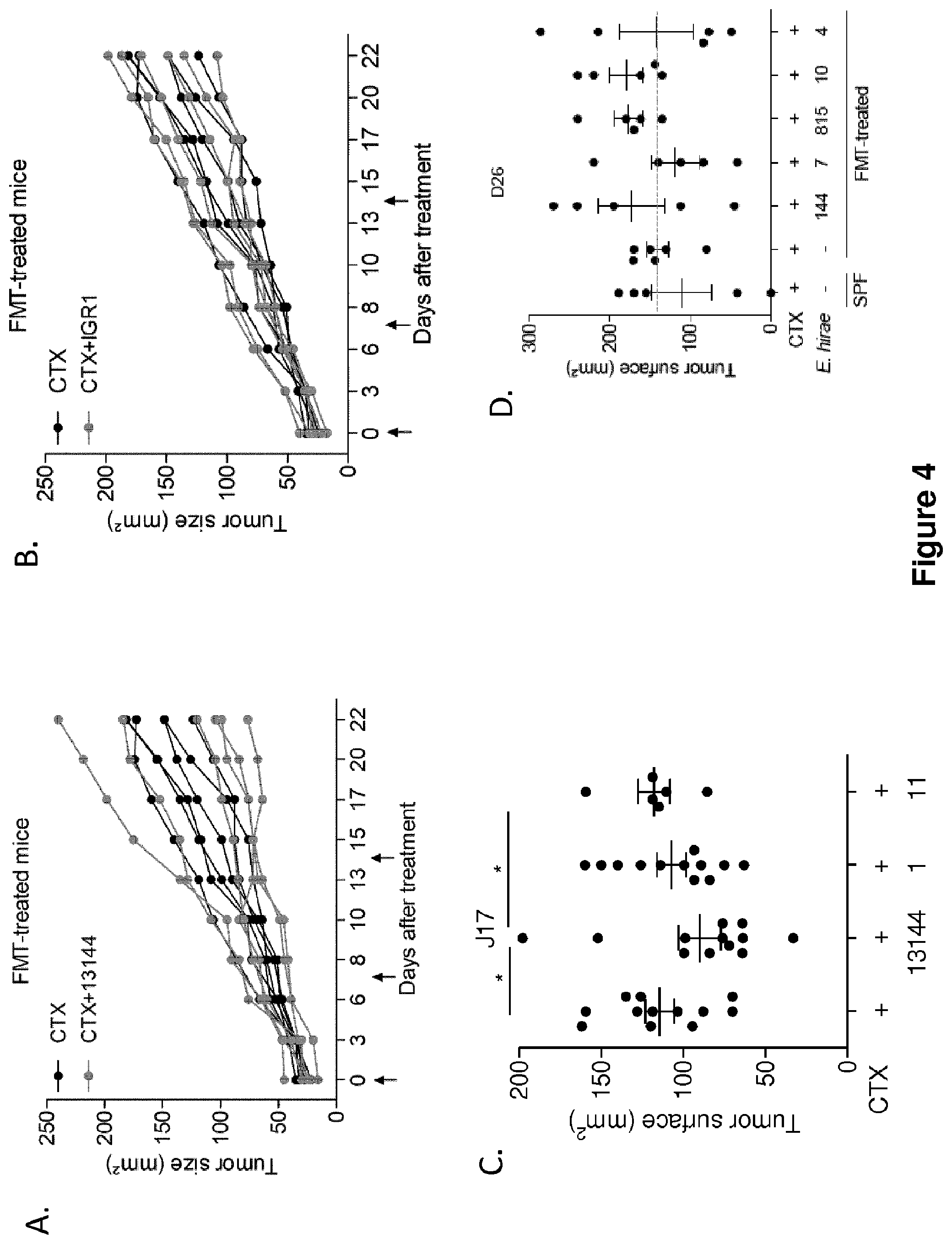 Patent US12102672 Figure 4 – Immunogenic sequences from a phage tail length tape measure protein, bacteria expressing the same and their use in treating a cancer