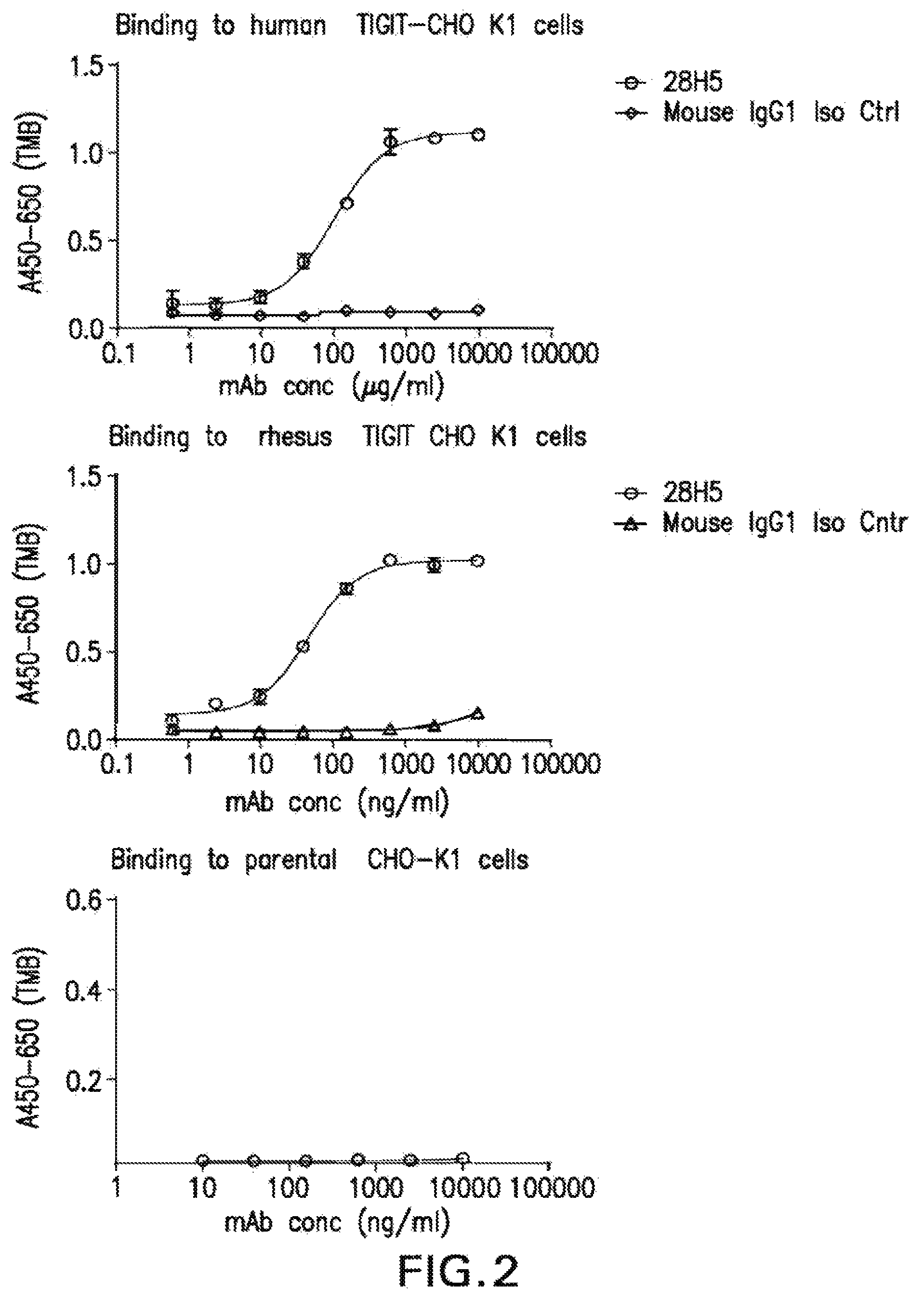 Patent US12102680 Figure 2 – Anti-TIGIT antibodies
