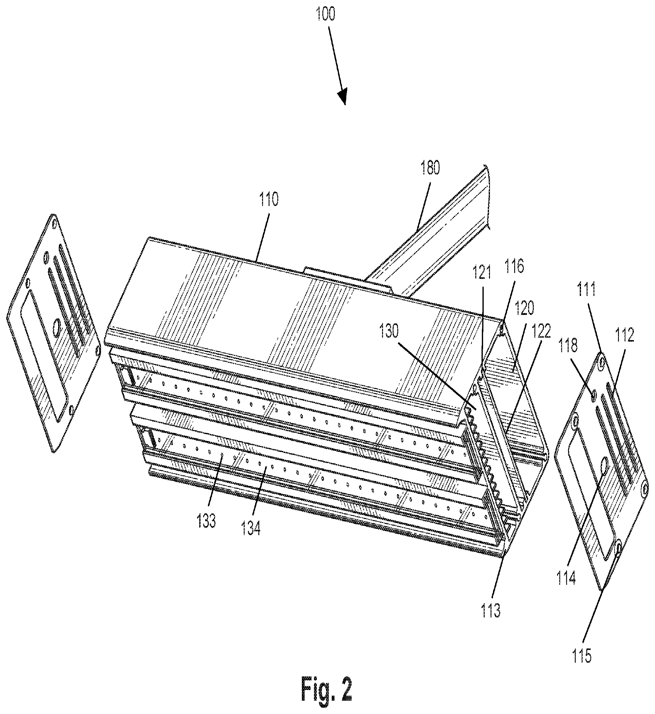 Patent US12102724 Figure 2 – Ultraviolet disinfection device