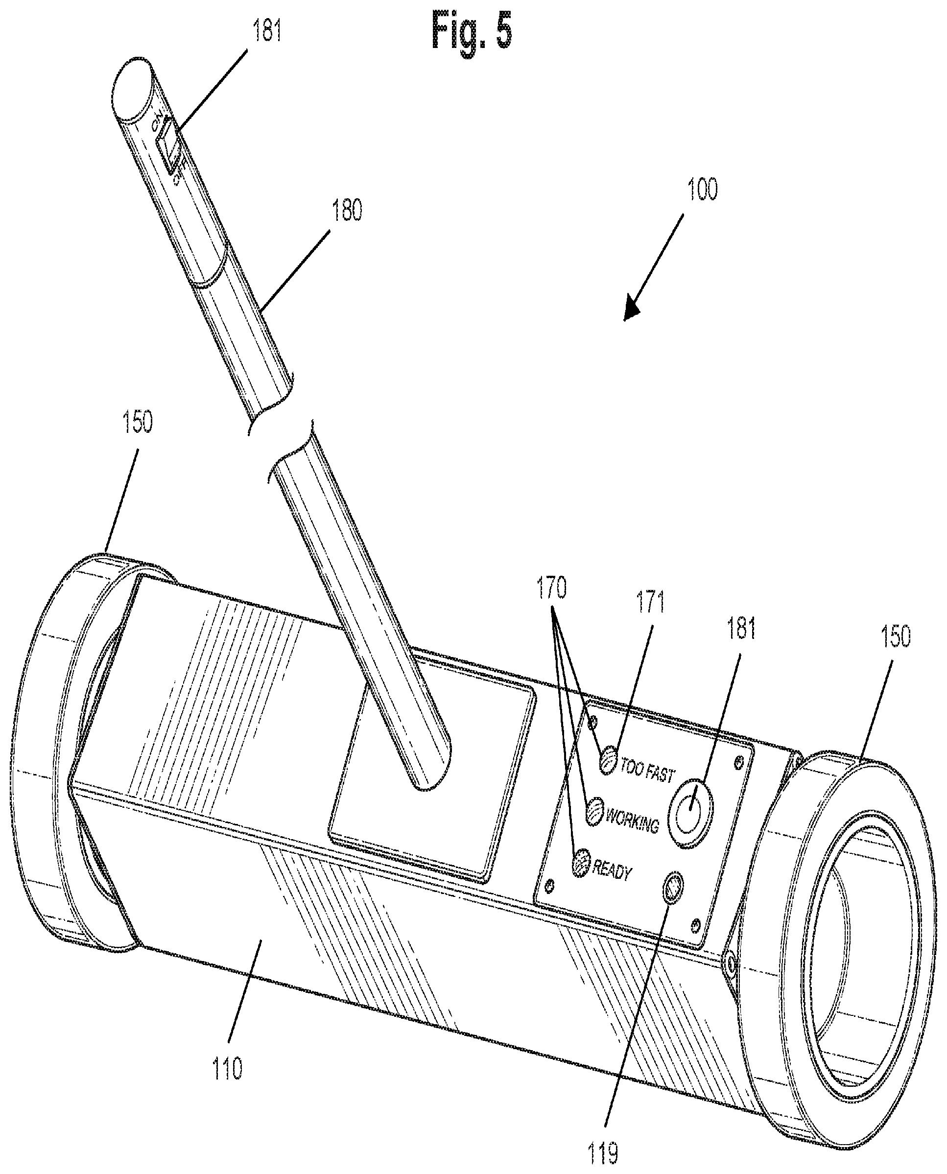 Patent US12102724 Figure 6 – Ultraviolet disinfection device
