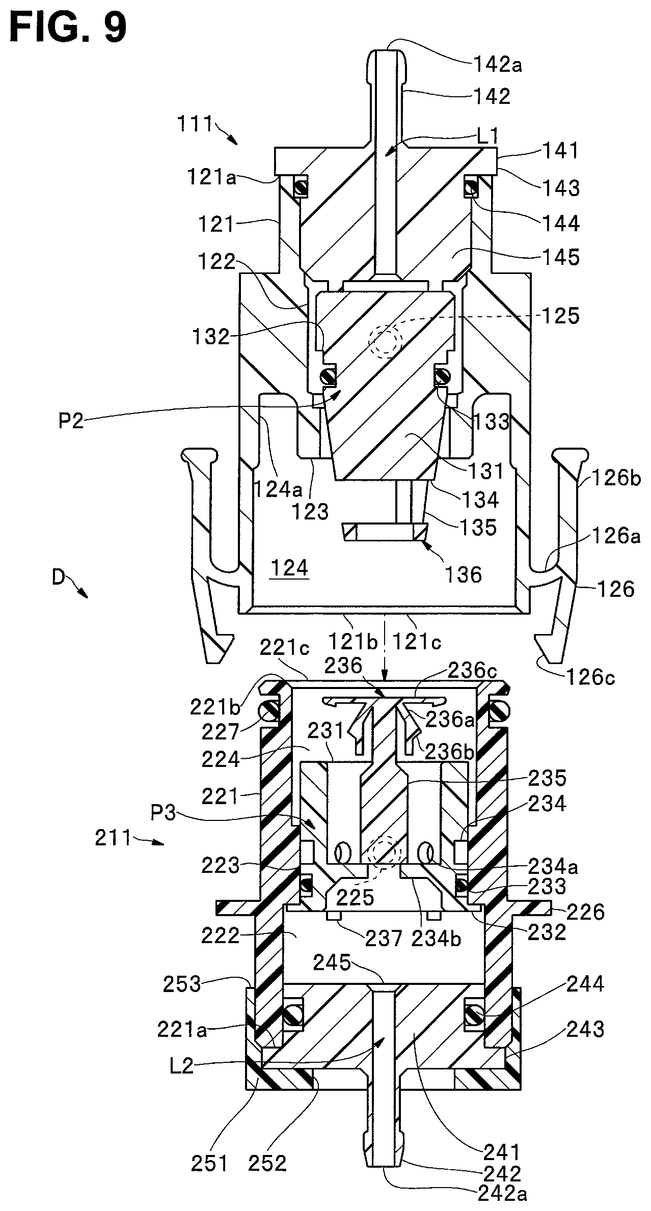 Patent US12102725 Figure 9 – Endoscope reprocessor and bottle