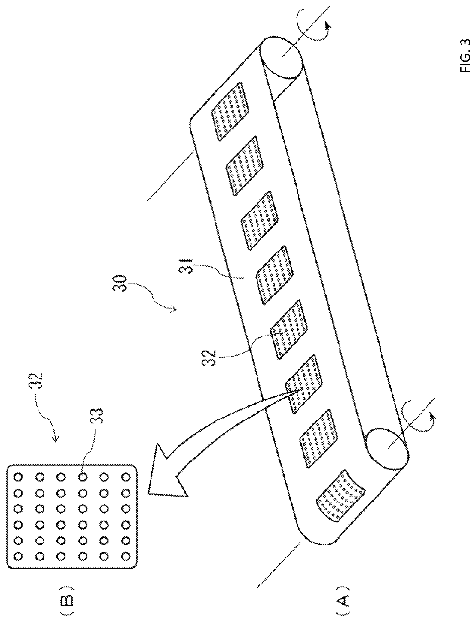Patent US12102727 Figure 3 – Continuous decontamination and sterilization device
