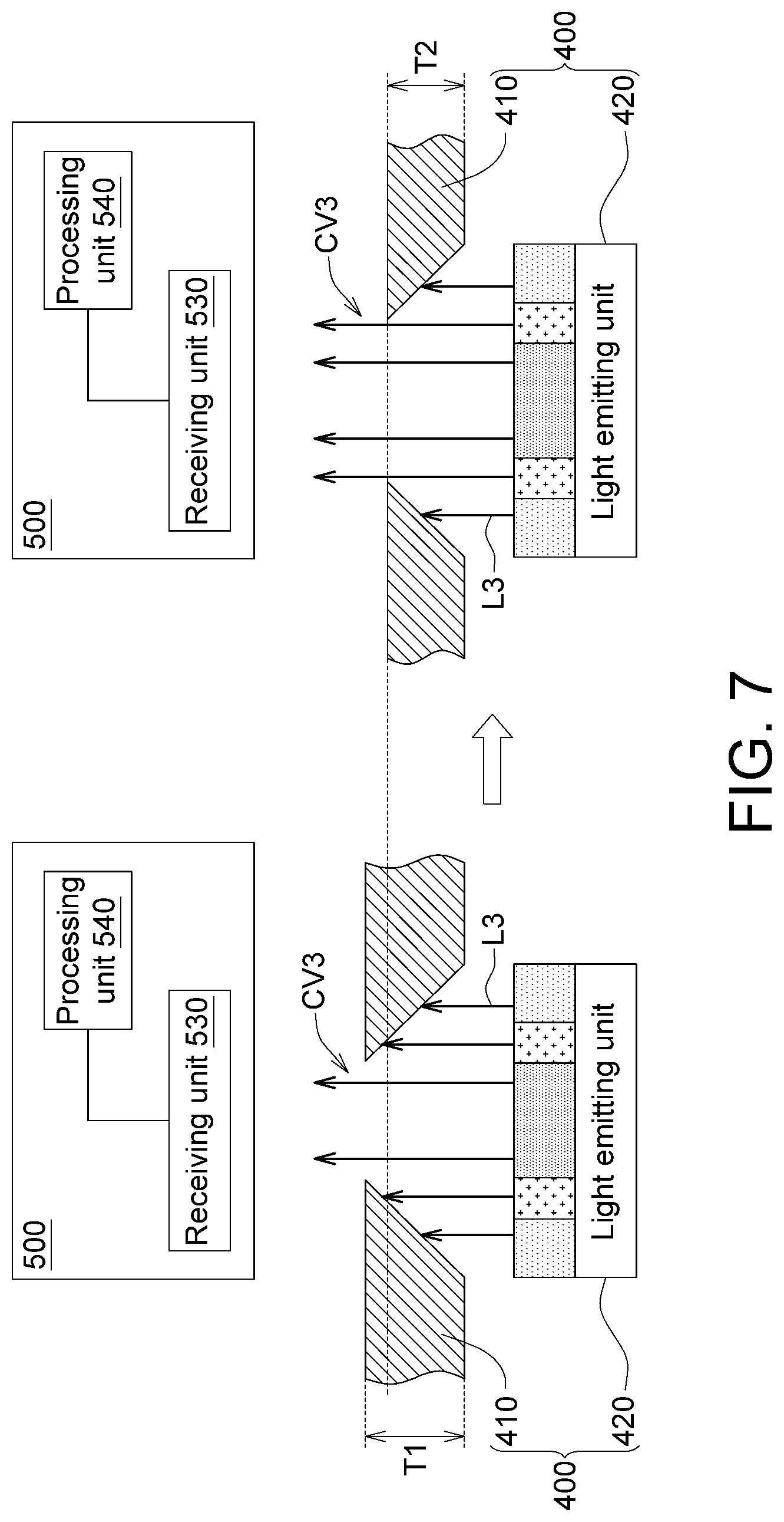 Patent US12102728 Figure 5 – Electronic device with antibacterial effect detection and portable device