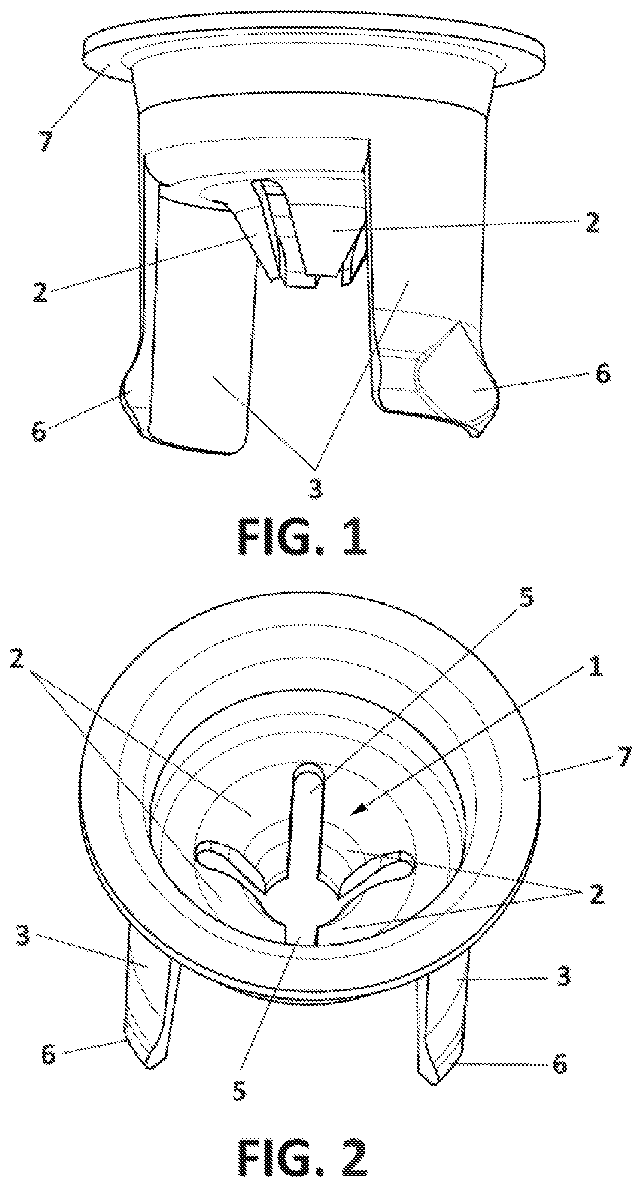 Patent US12102739 Figure 1 – Support for volatile substance-diffusing wicks