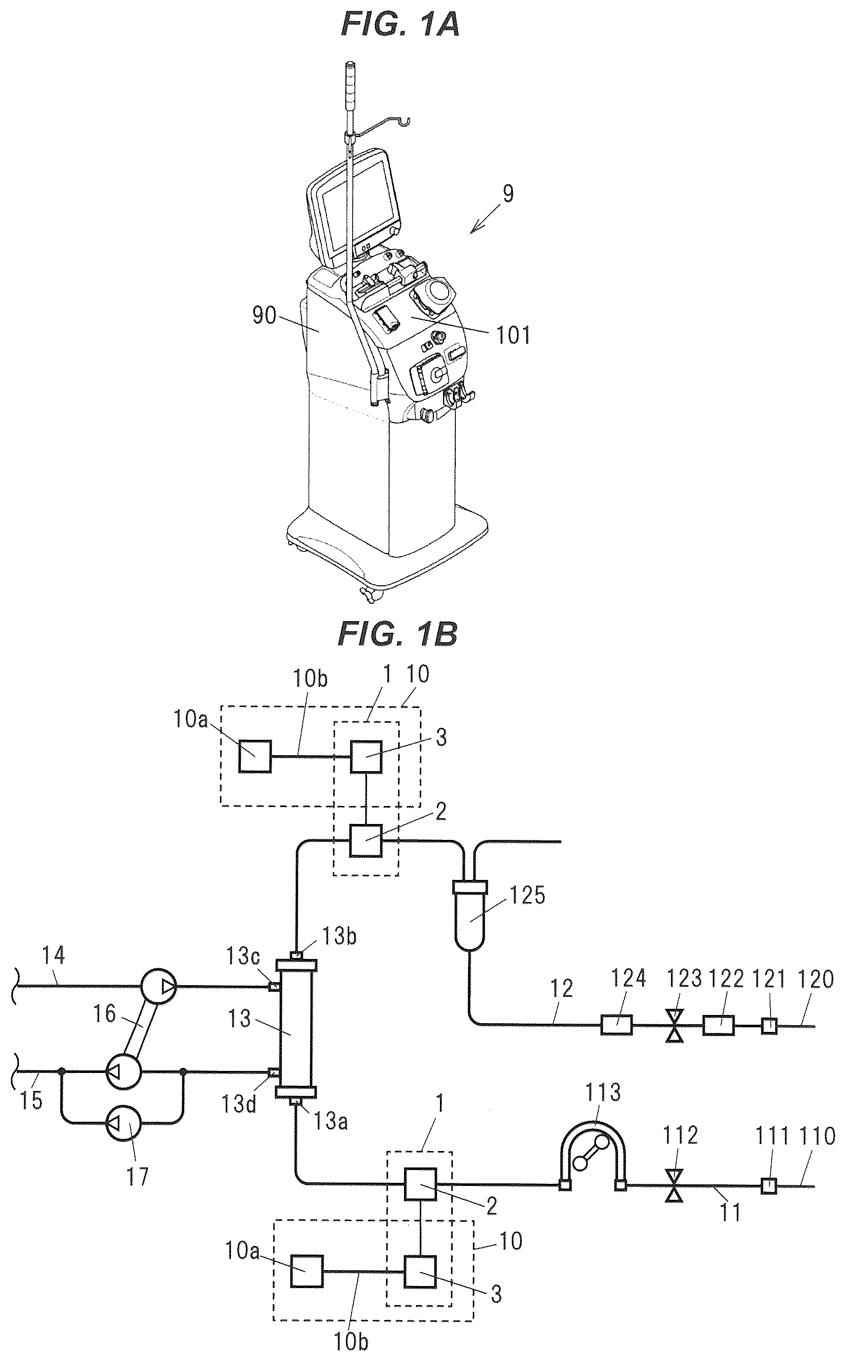 Patent US12102746 Figure 1 – Connection structure and blood purifying device