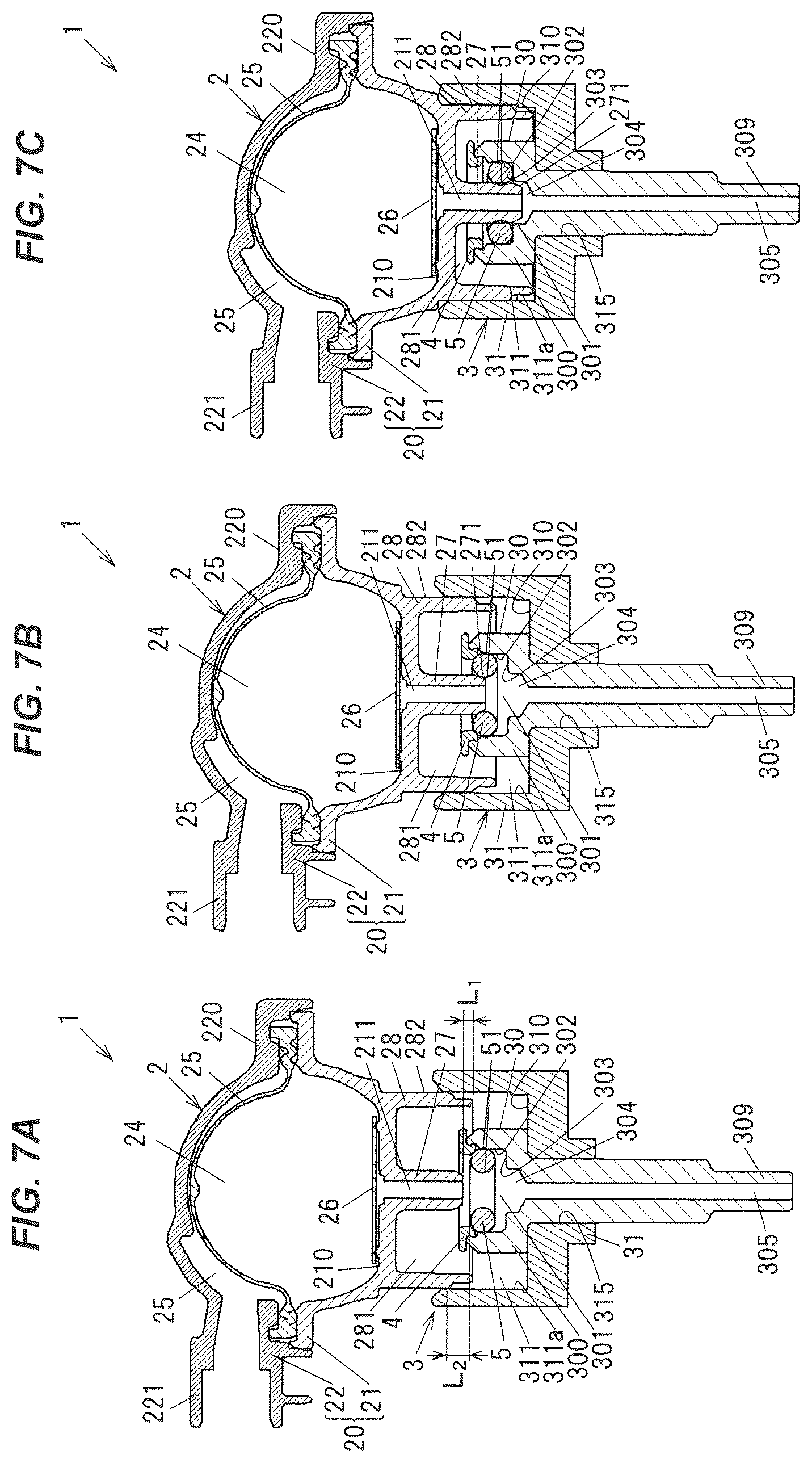 Patent US12102746 Figure 7 – Connection structure and blood purifying device
