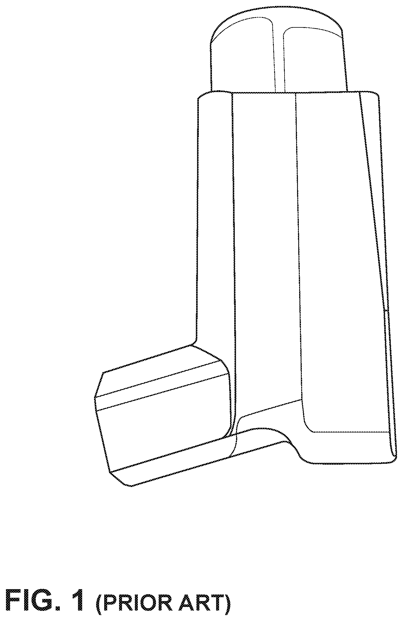 Patent US12102751 Figure 1 – Positive pressure inhaler for delivery of inhalable medication and methods for use