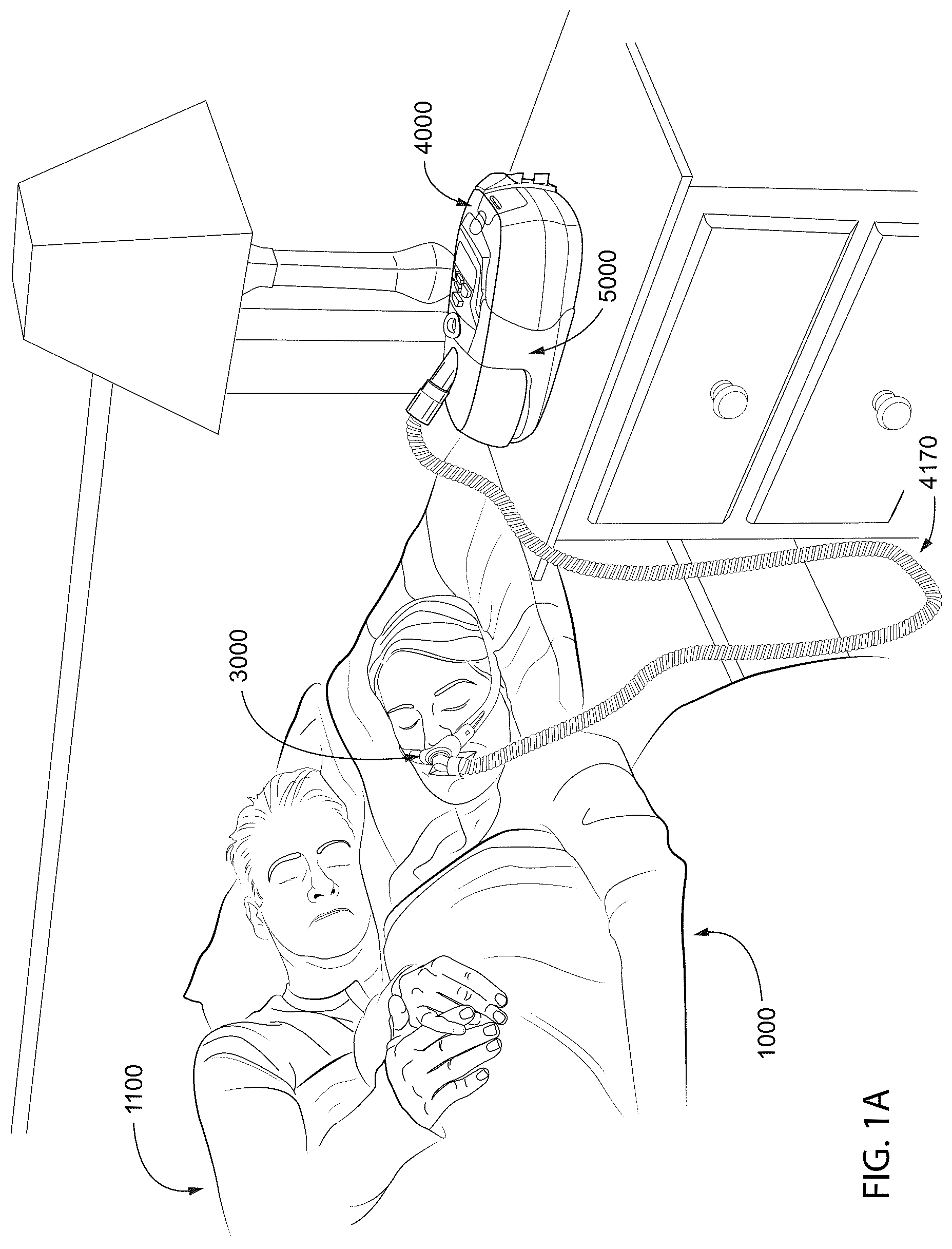 Patent US12102760 Figure 1 – Patient interface