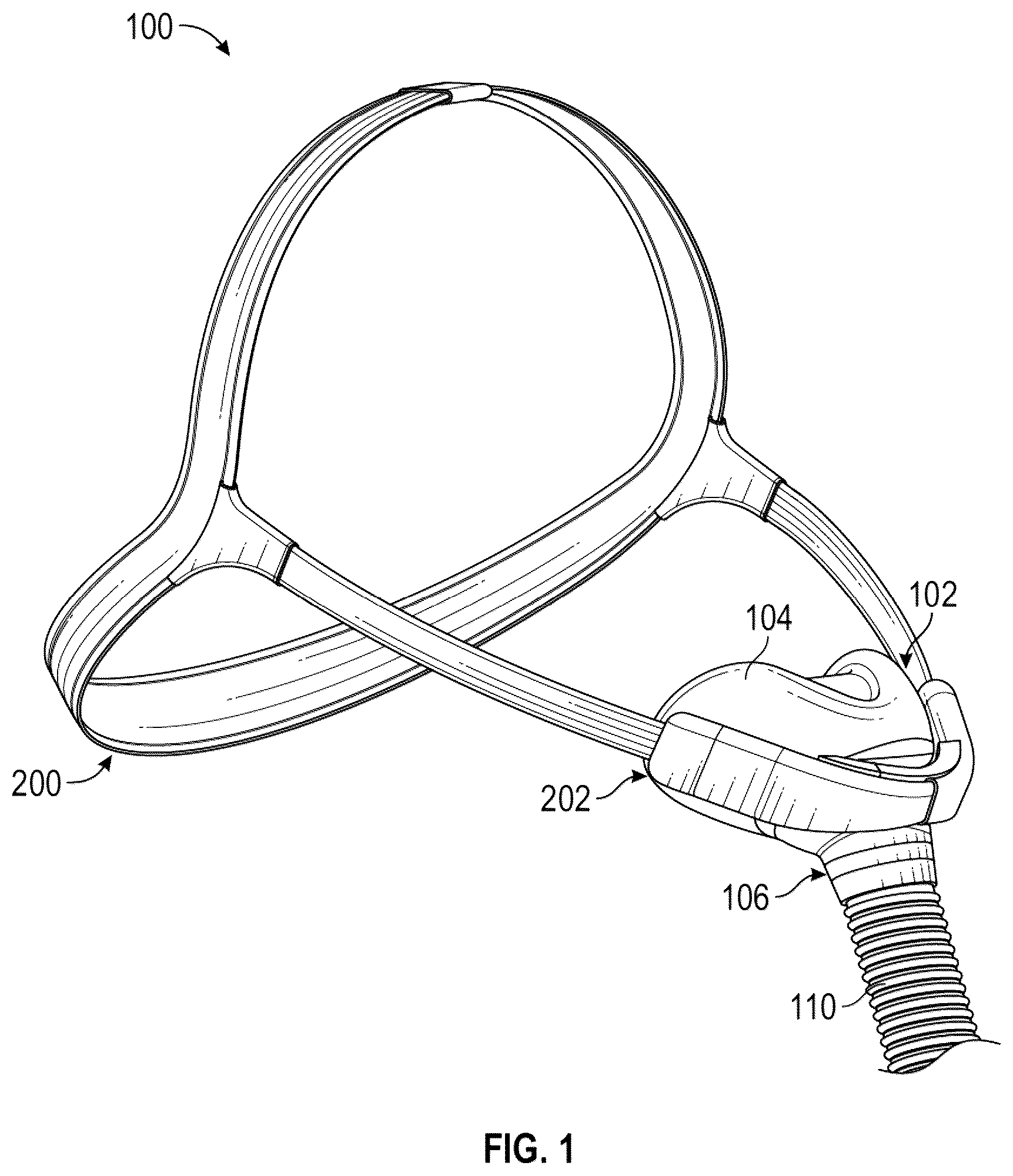 Patent US12102764 — Respiratory mask system — Figure 1