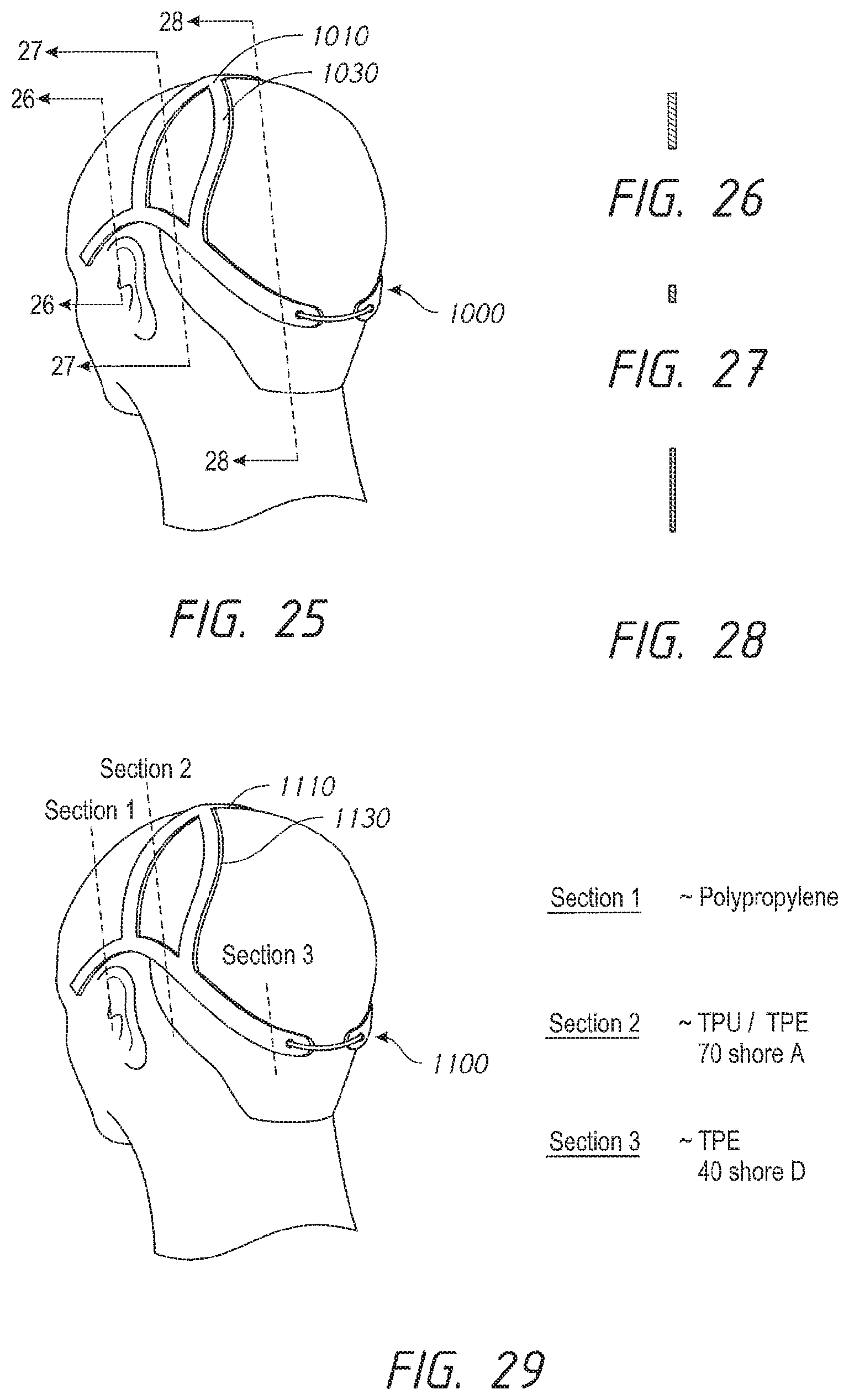 Patent US12102765 Figure 15 – Headgear assemblies and interface assemblies with headgear