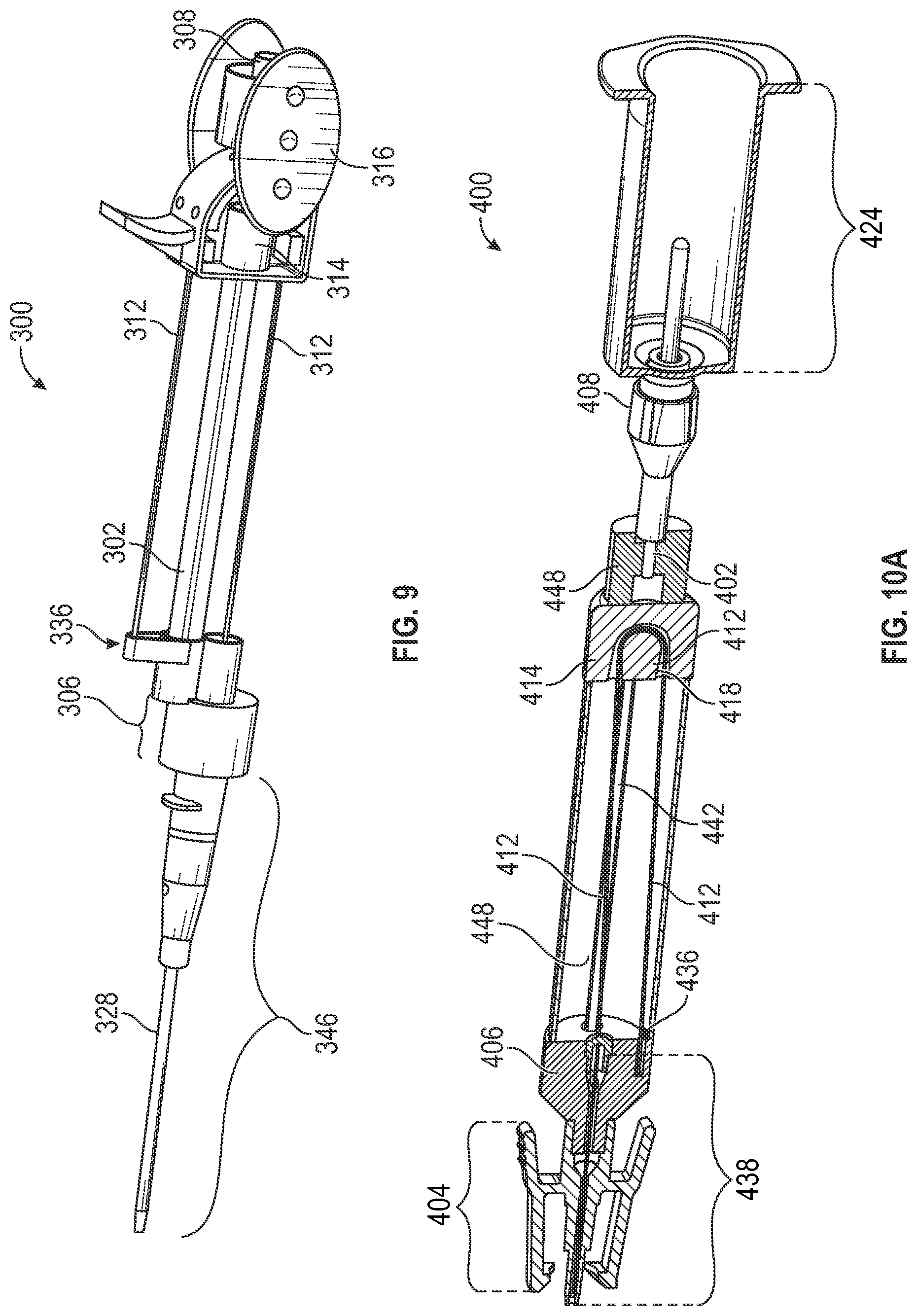 Patent US12102774 Figure 7 – Vascular access device assembly facilitating single-handed patency probe advancement