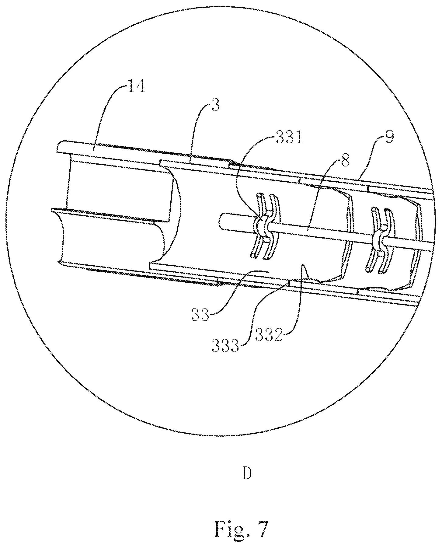 Patent US12102775 Figure 7 – Ureteral catheter structure