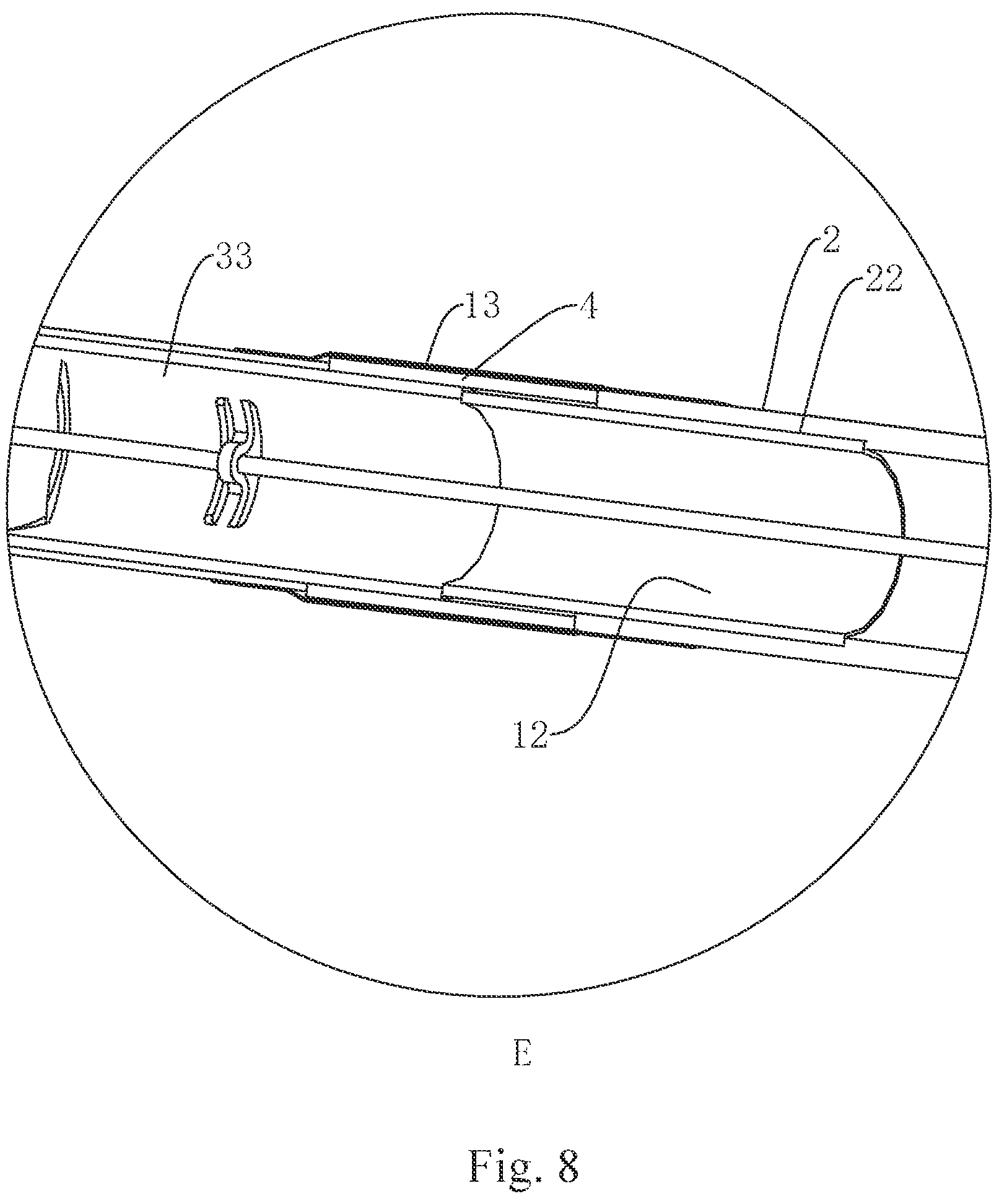 Patent US12102775 Figure 8 – Ureteral catheter structure