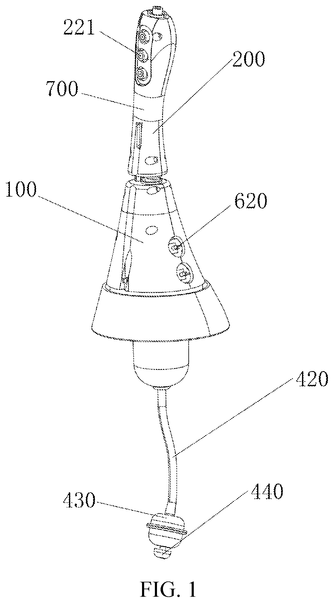 Patent US12102783 Figure 1 – Electric flusher