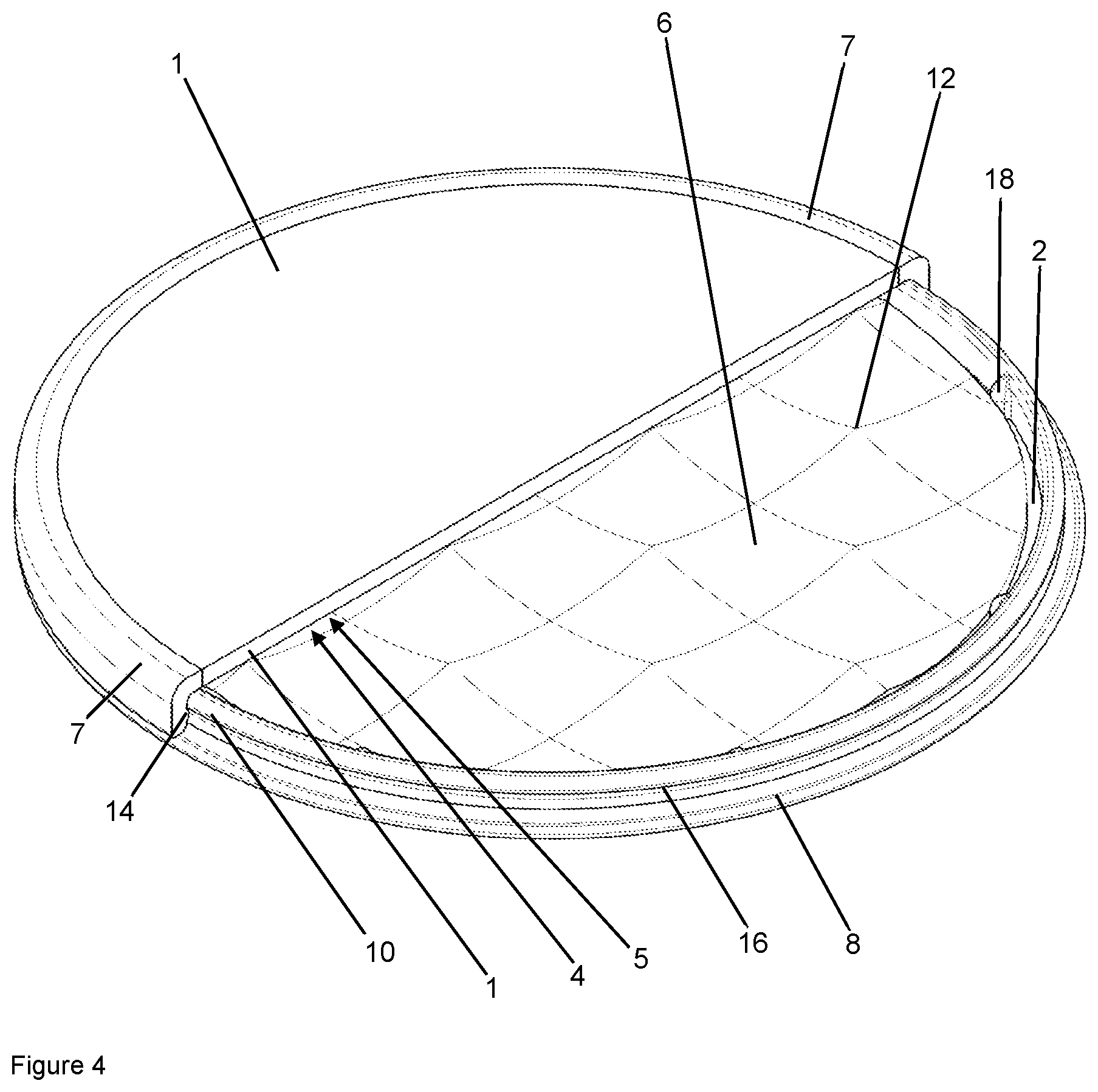 Patent US12102784 Figure 4 – Implant for local active ingredient release