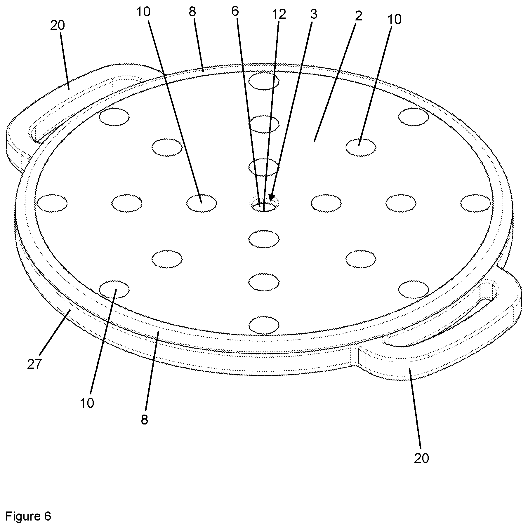 Patent US12102784 Figure 6 – Implant for local active ingredient release