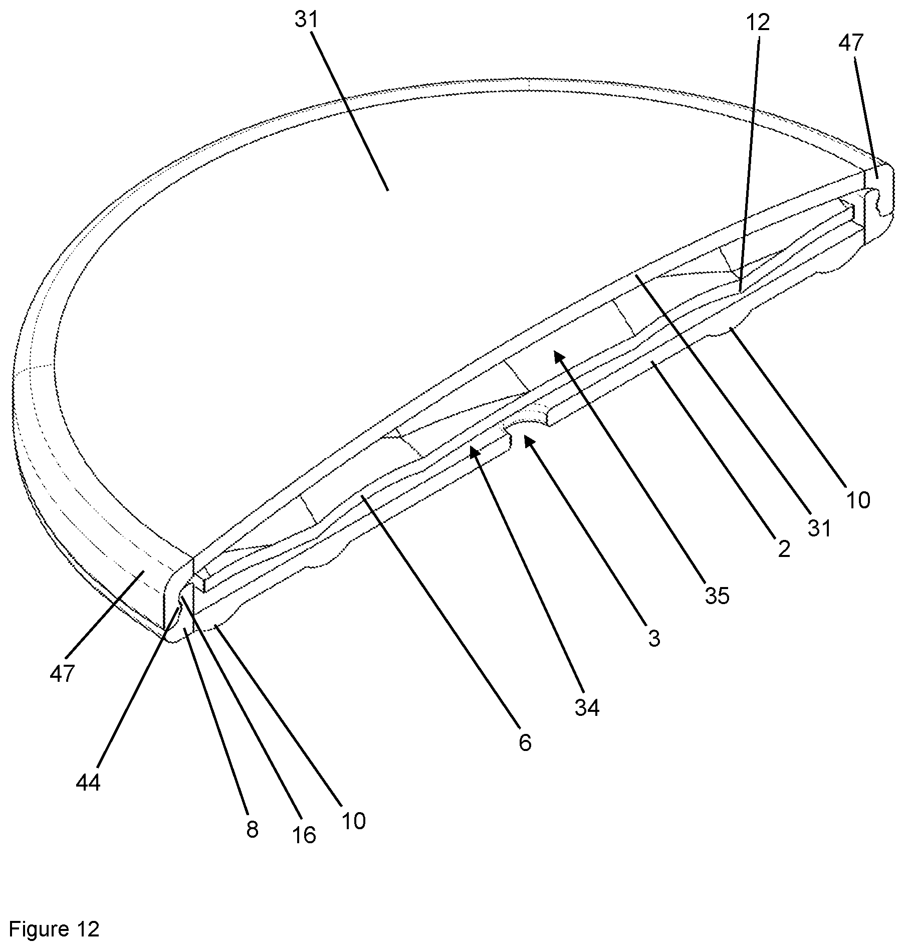 Patent US12102784 Figure 12 – Implant for local active ingredient release