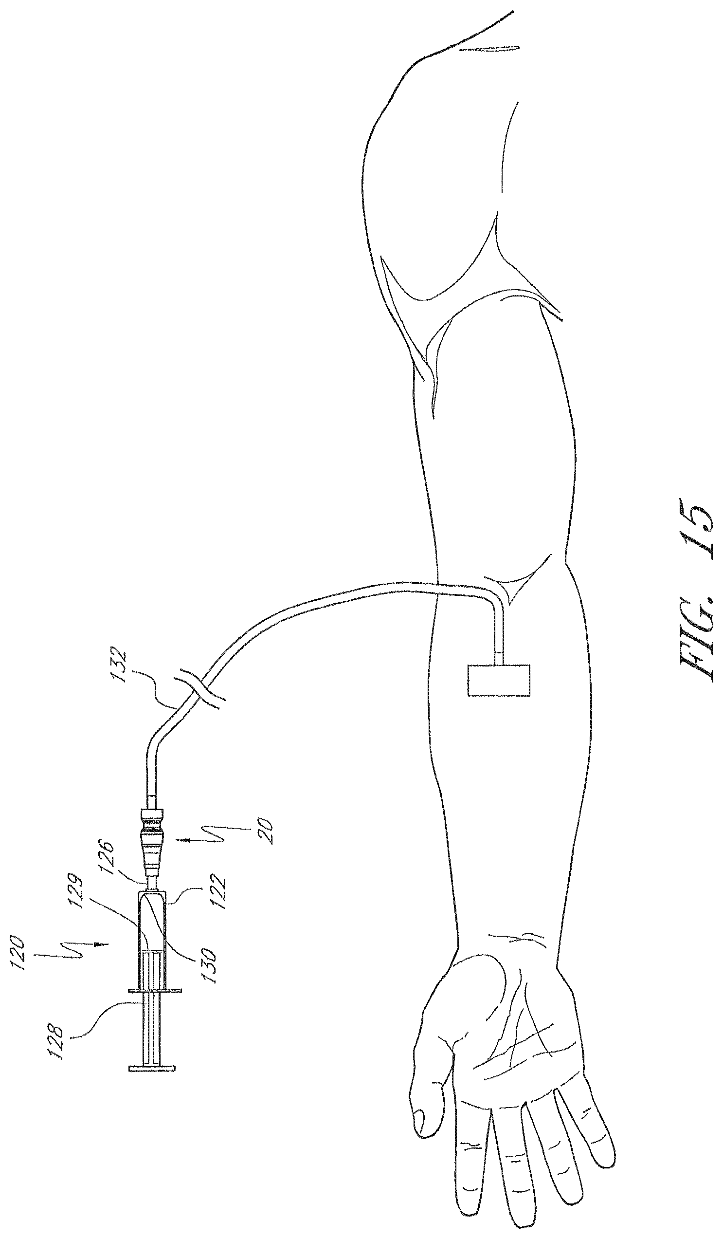 Patent US12102786 Figure 11 – Medical connector with elongated portion within seal collar