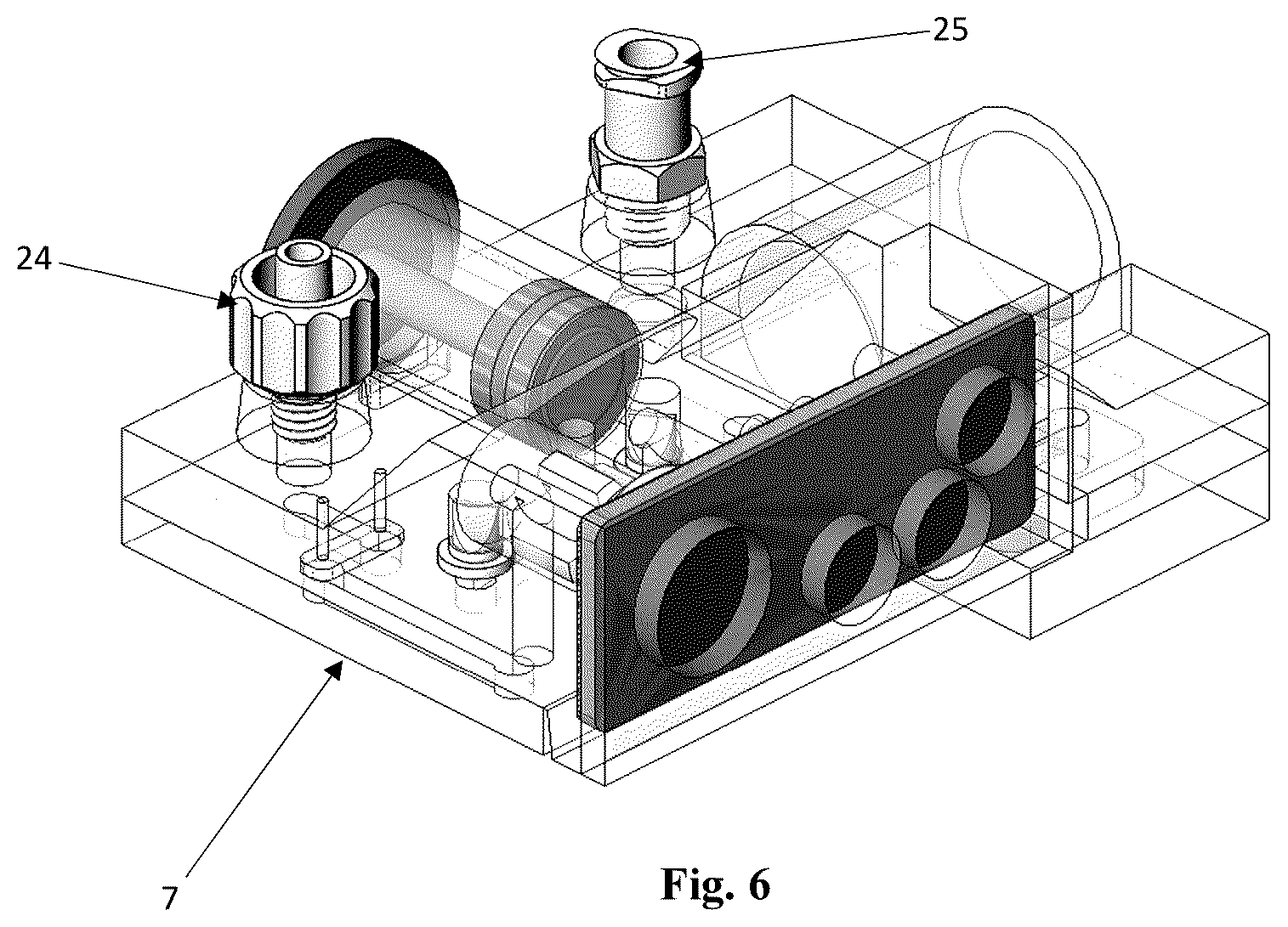 Patent US12102789 Figure 8 – Radiopharmaceutical delivery system and use thereof for patient infusion