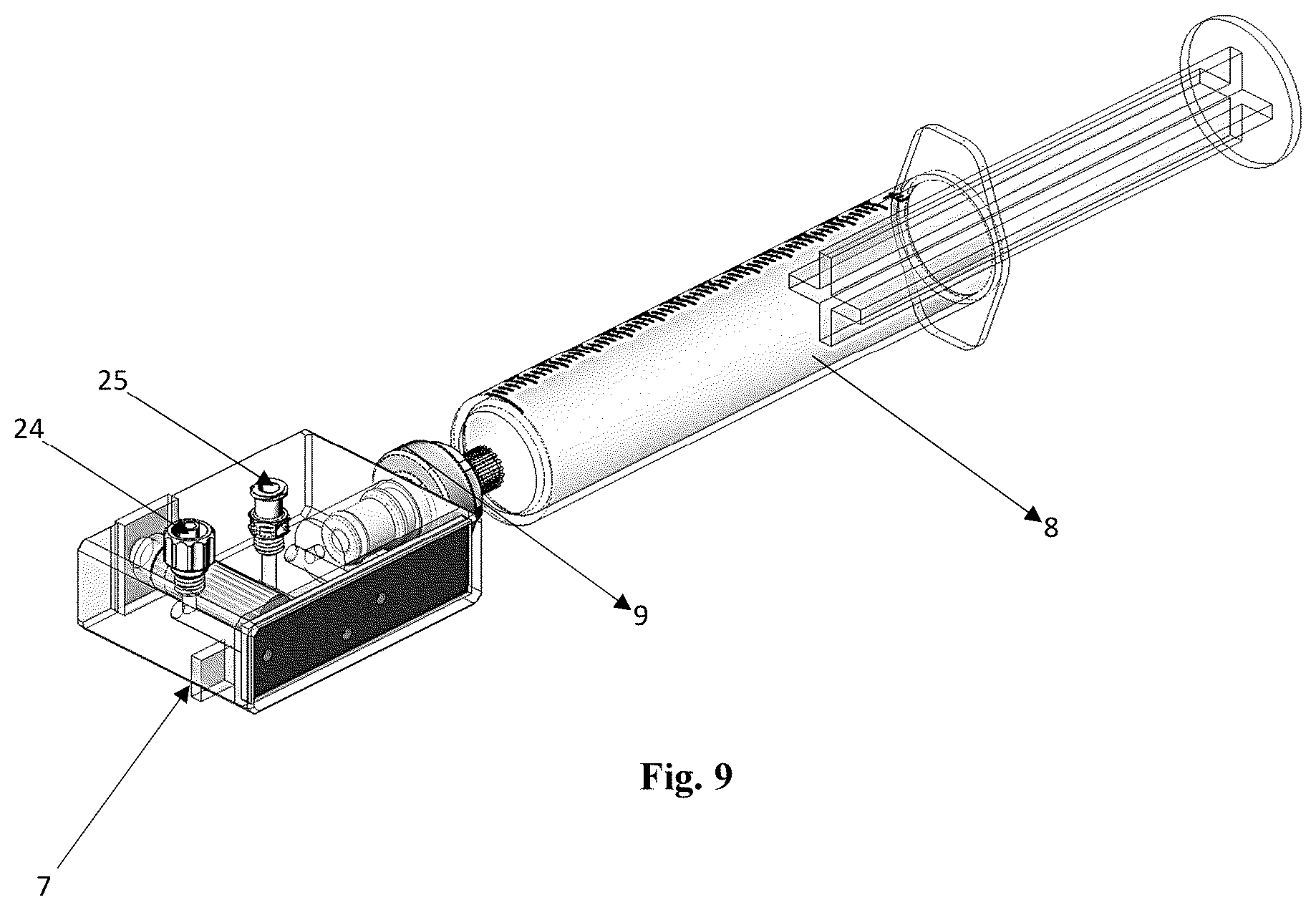 Patent US12102789 Figure 11 – Radiopharmaceutical delivery system and use thereof for patient infusion