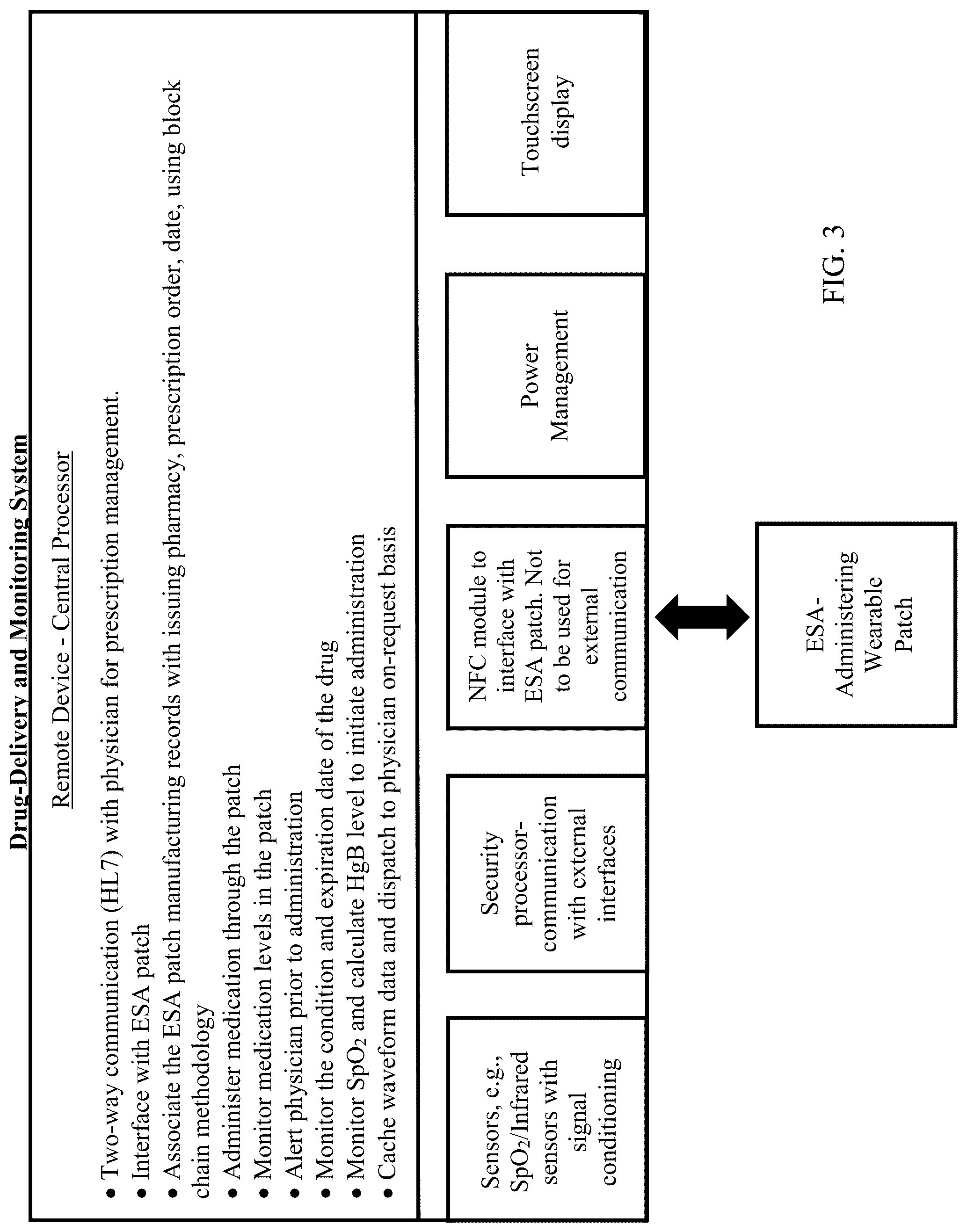 Patent US12102790 Figure 3 – Connected drug delivery system for erythropoietin stimulating agents