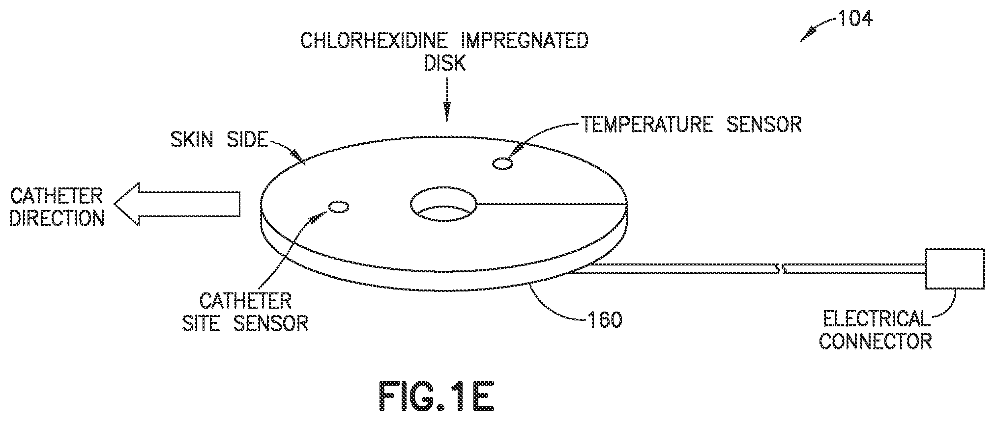 Patent US12102794 Figure 5 – Catheter dressing and/or securement device and system, method, and product for intravenous site condition detection