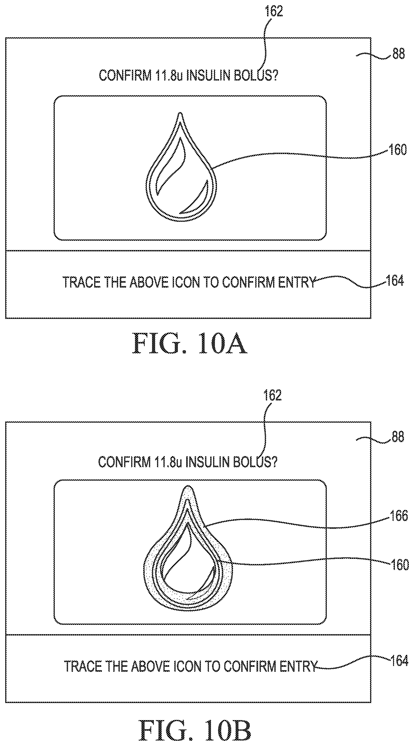 Patent US12102795 Figure 12 – Enhanced confirmations for touchscreen infusion pump