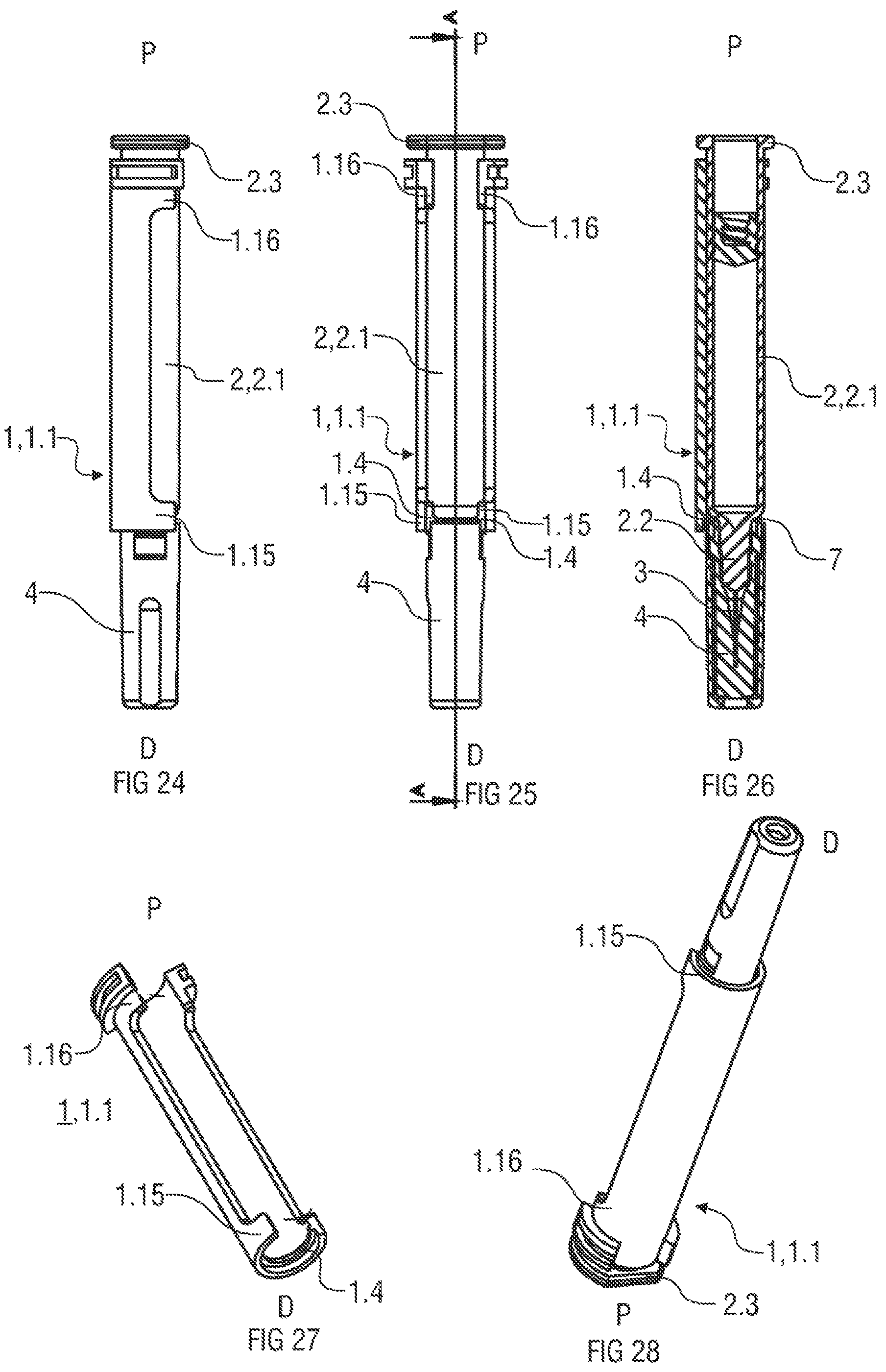 Patent US12102800 Figure 6 – Syringe carrier