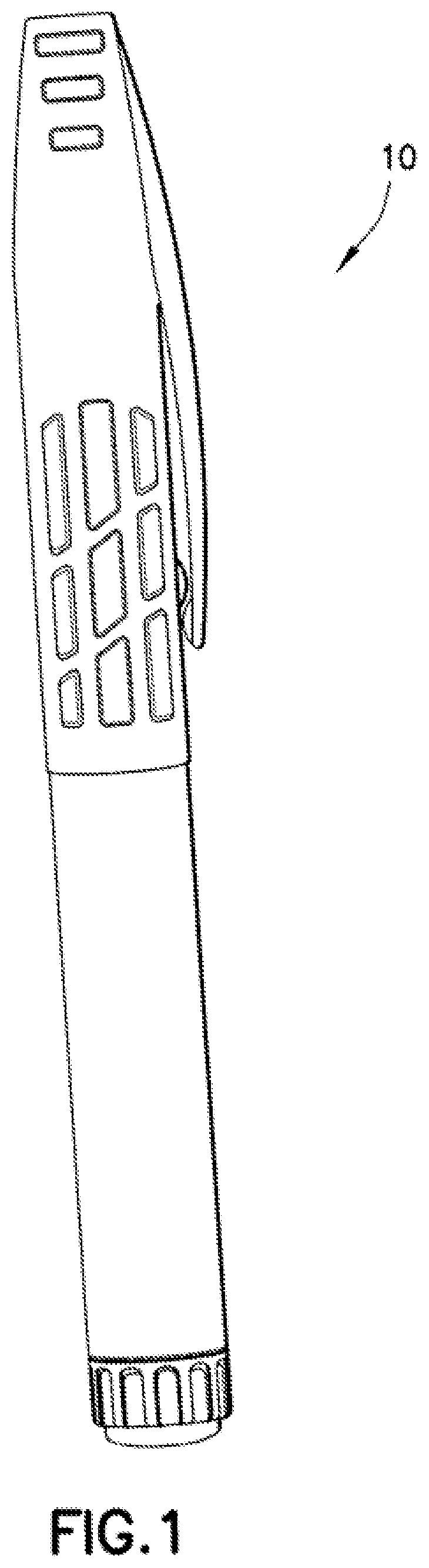 Patent US12102805 Figure 1 – Injection pen with dial back and last dose control