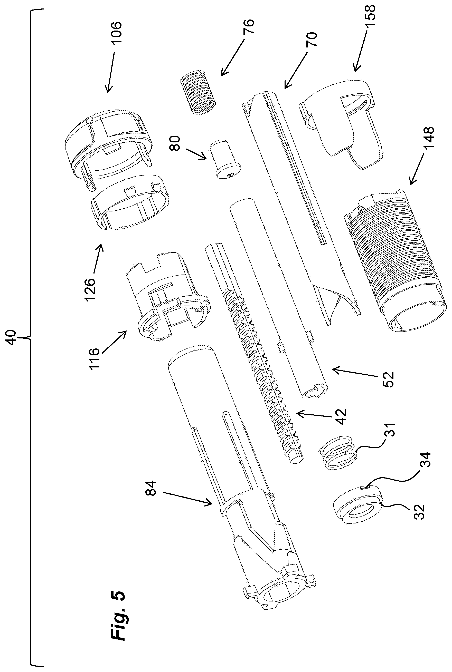 Patent US12102806 Figure 4 – Actuation mechanism