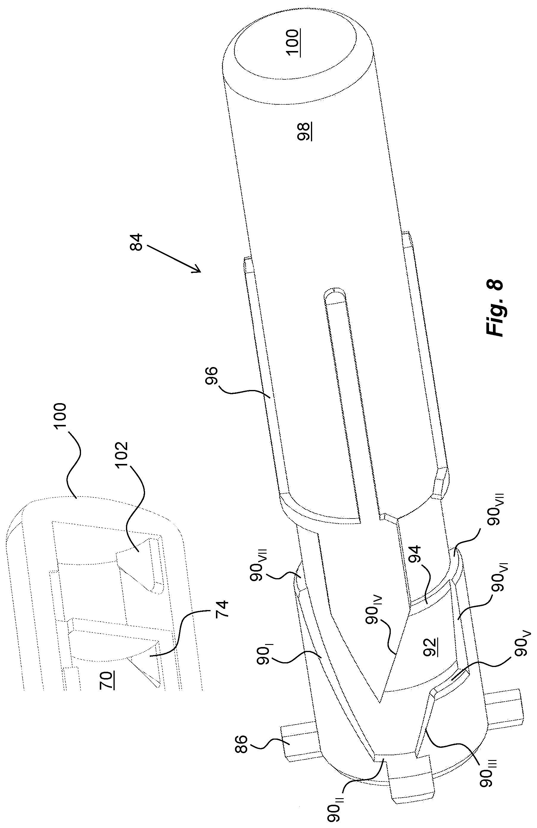 Patent US12102806 Figure 7 – Actuation mechanism