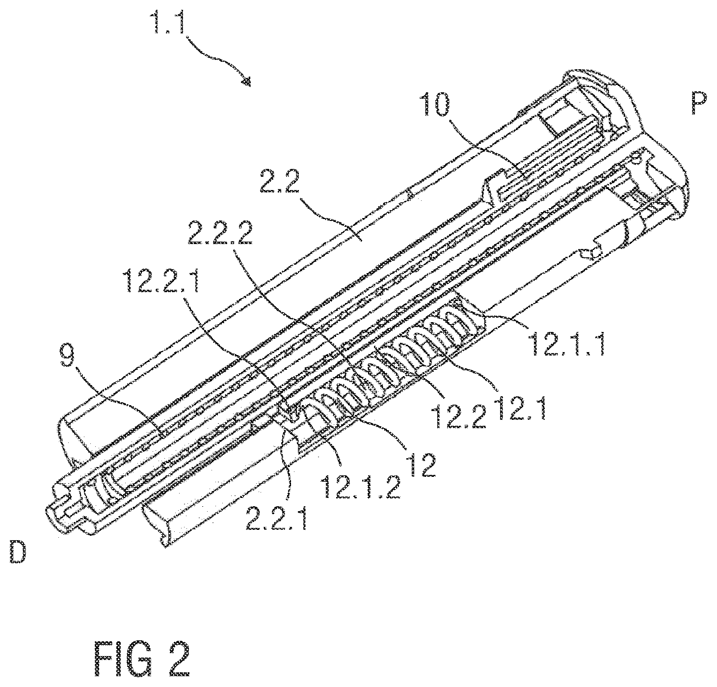 Patent US12102809 Figure 2 – Drug delivery device with audible indicator spring
