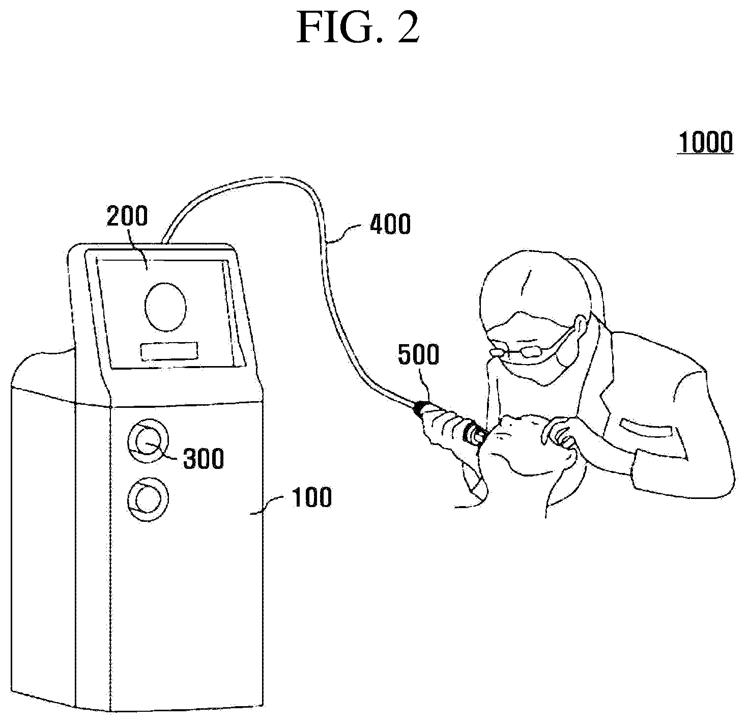 Patent US12102811 Figure 2 – Medicine injecting tip, hand piece, and skin treating device