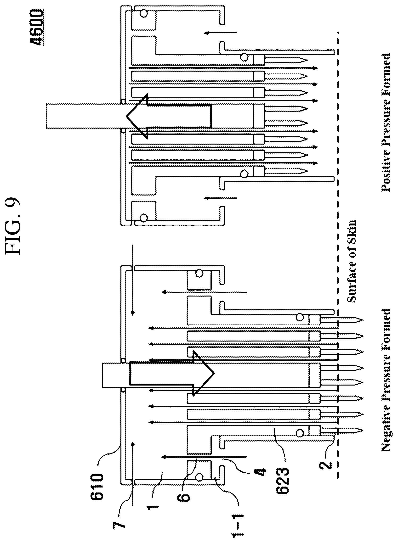 Patent US12102811 Figure 9 – Medicine injecting tip, hand piece, and skin treating device