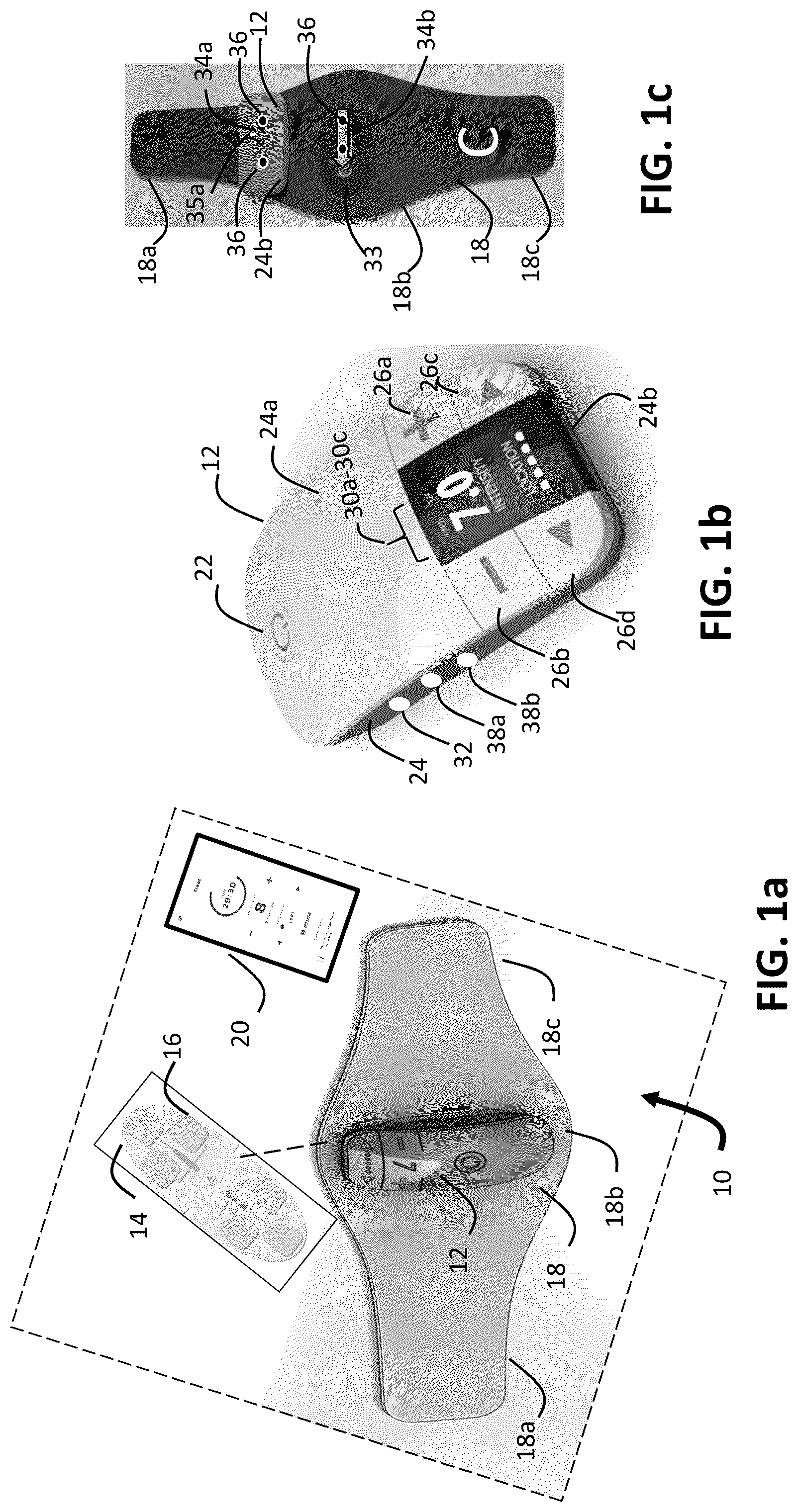 Patent US12102818 — Wearable neurostimulation system with curated therapy — Figure 1