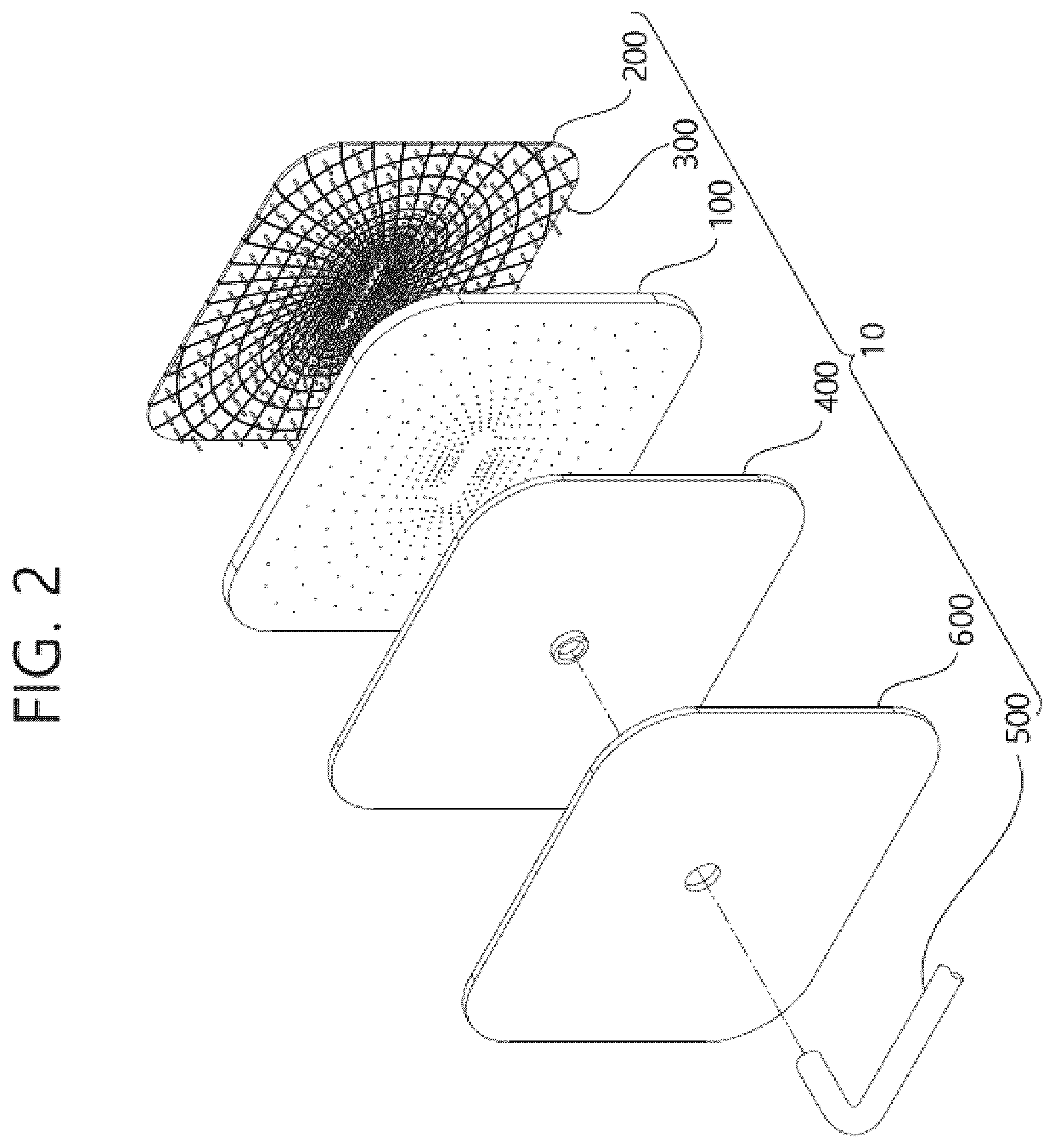 Patent US12102819 Figure 2 – Electrical muscle stimulation method using the electrical muscle simulation electrode pad