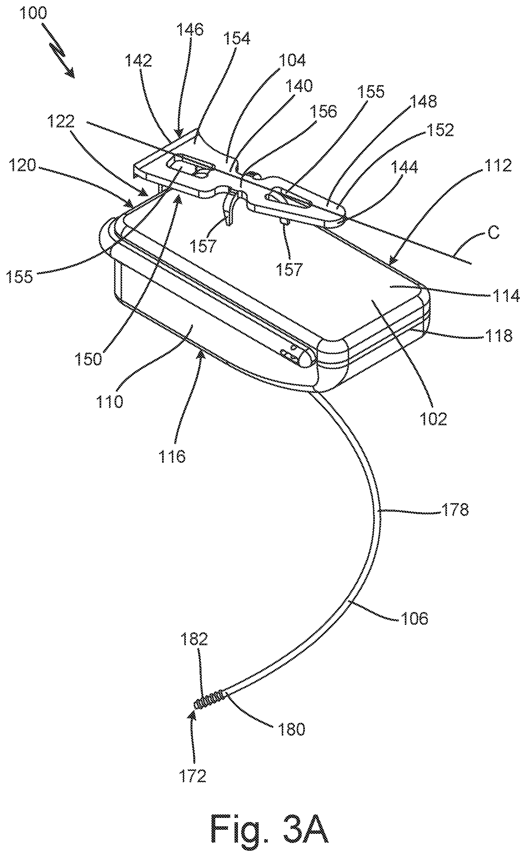 Patent US12102824 Figure 3 – Subcutaneous device for preventing and treating atherosclerosis