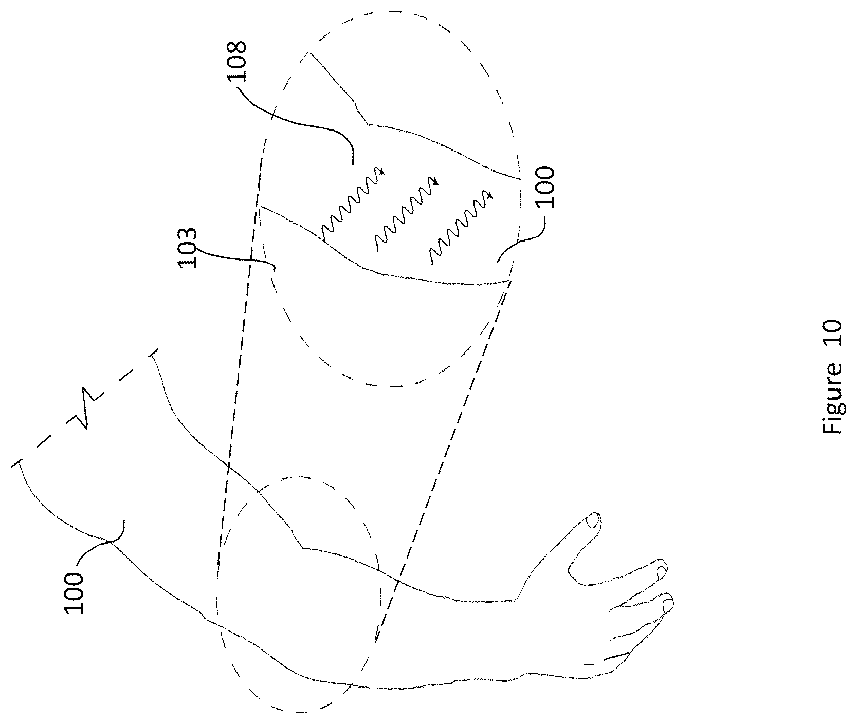 Patent US12102825 Figure 10 – Material and apparel that positively affect the health and wellbeing of a mammal