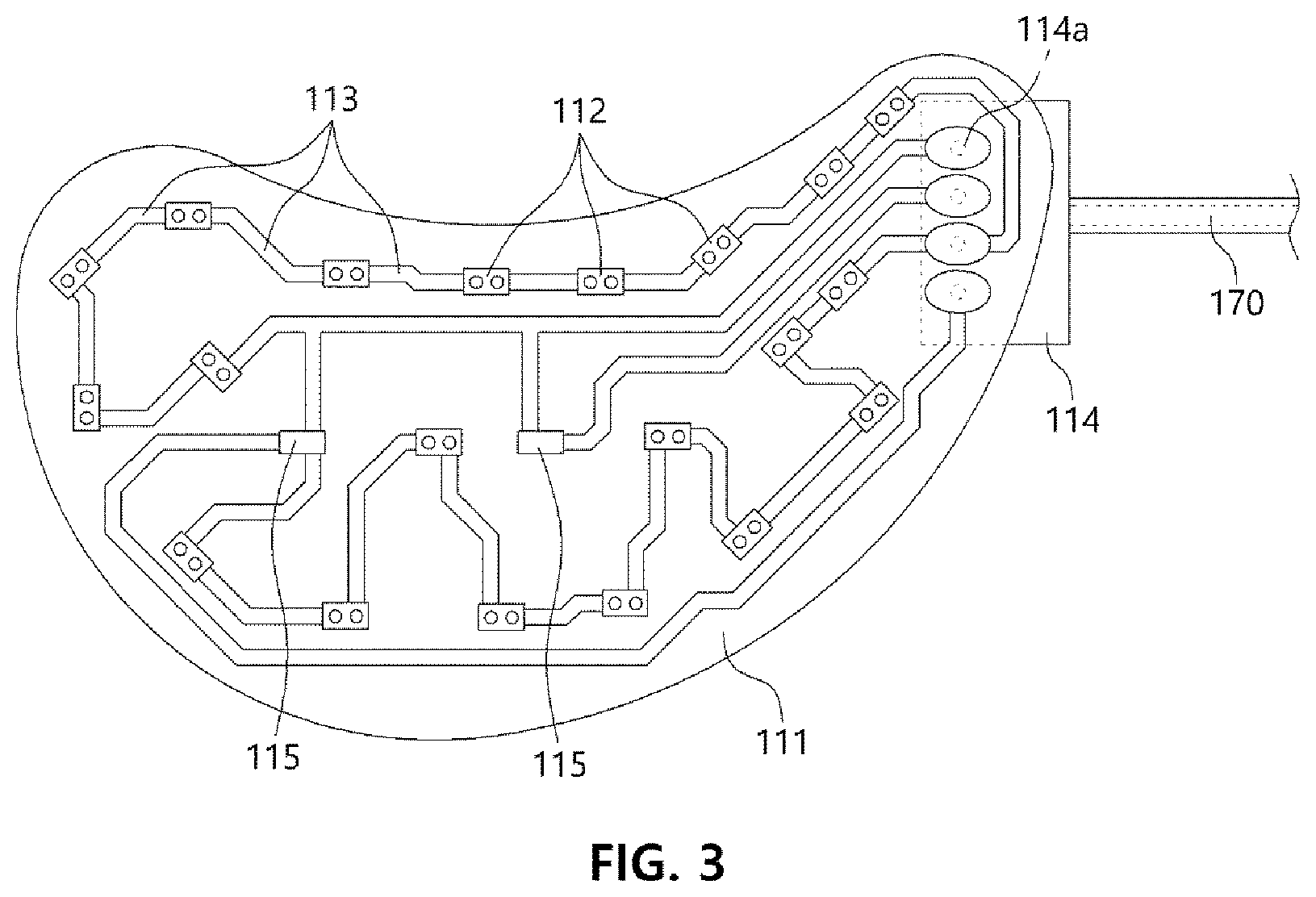 Patent US12102839 Figure 3 – LED patch for skin care apparatus and skin care apparatus including the same