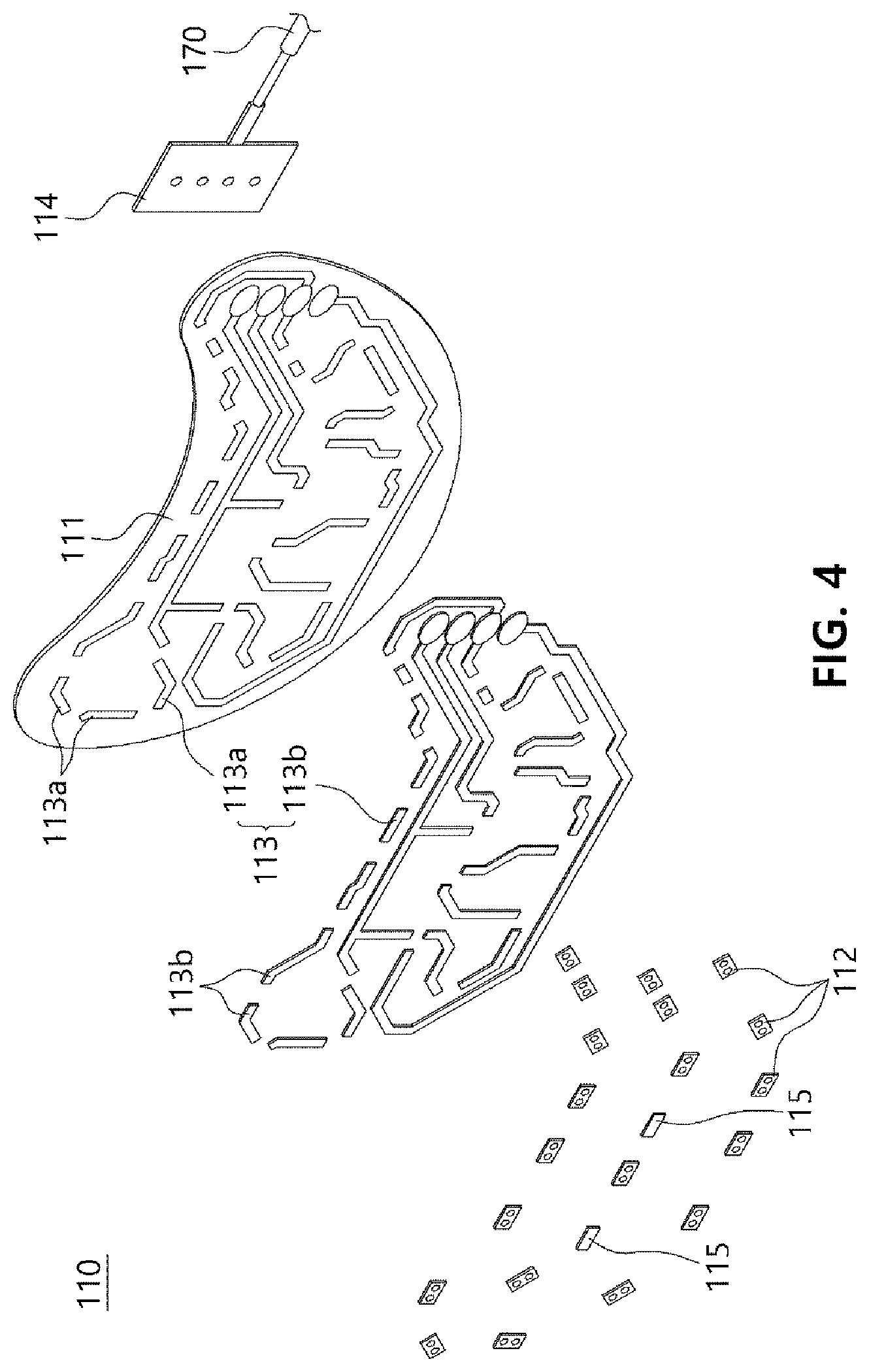 Patent US12102839 Figure 4 – LED patch for skin care apparatus and skin care apparatus including the same