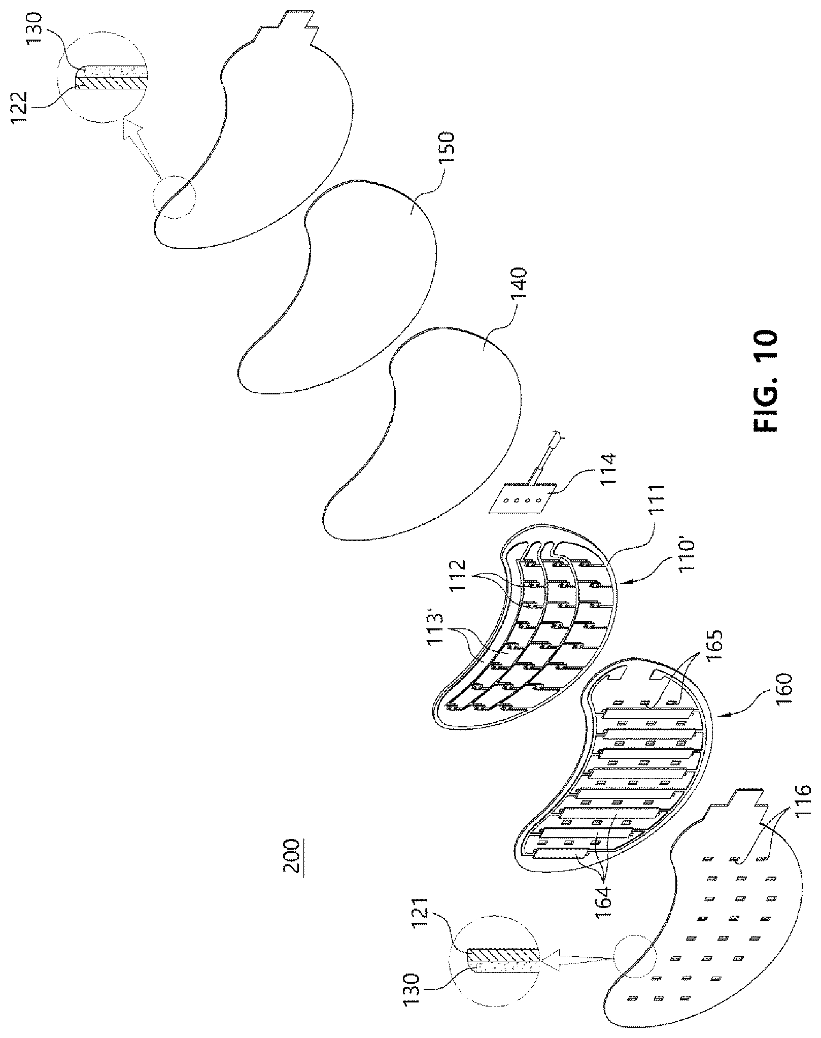 Patent US12102839 Figure 10 – LED patch for skin care apparatus and skin care apparatus including the same