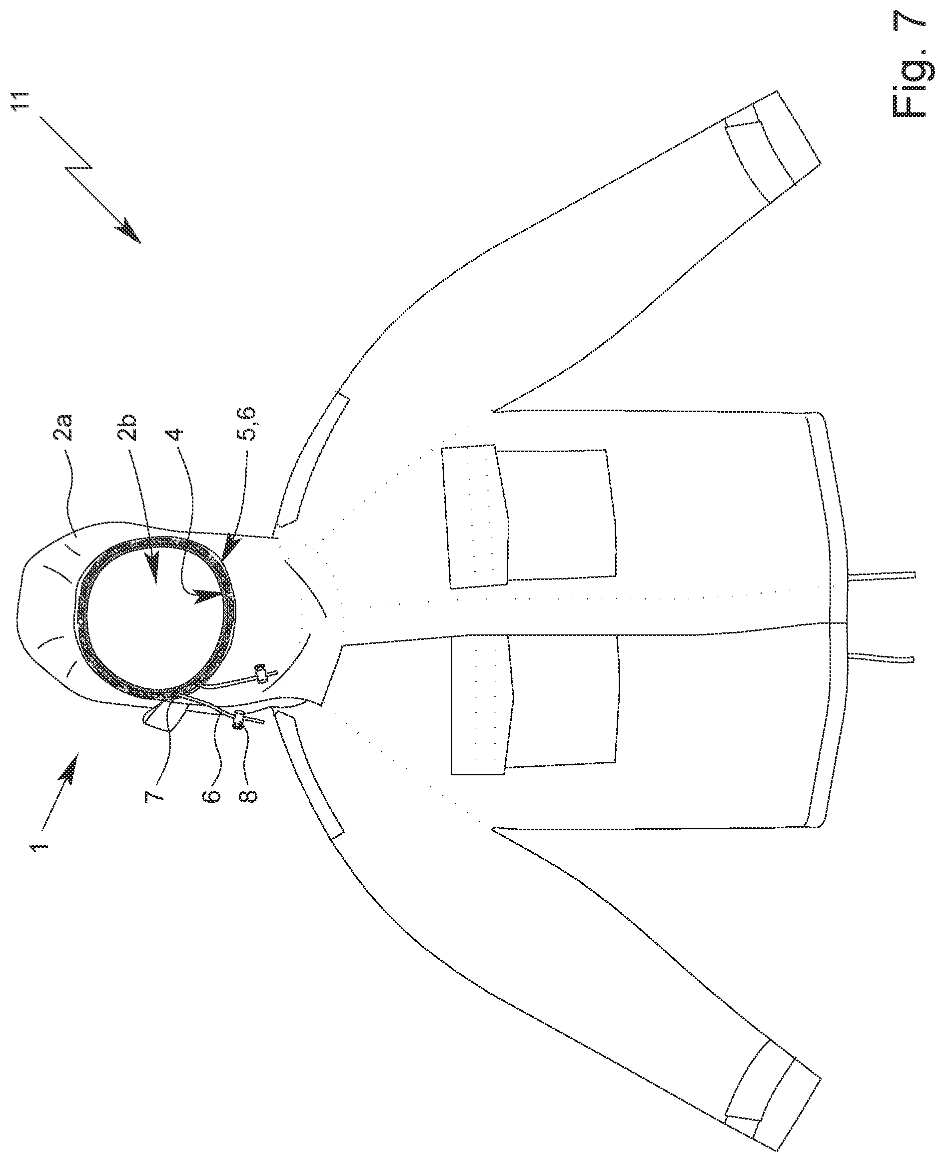 Patent US12102847 Figure 7 – Headgear, in particular a hood or a balaclava, for protective clothing