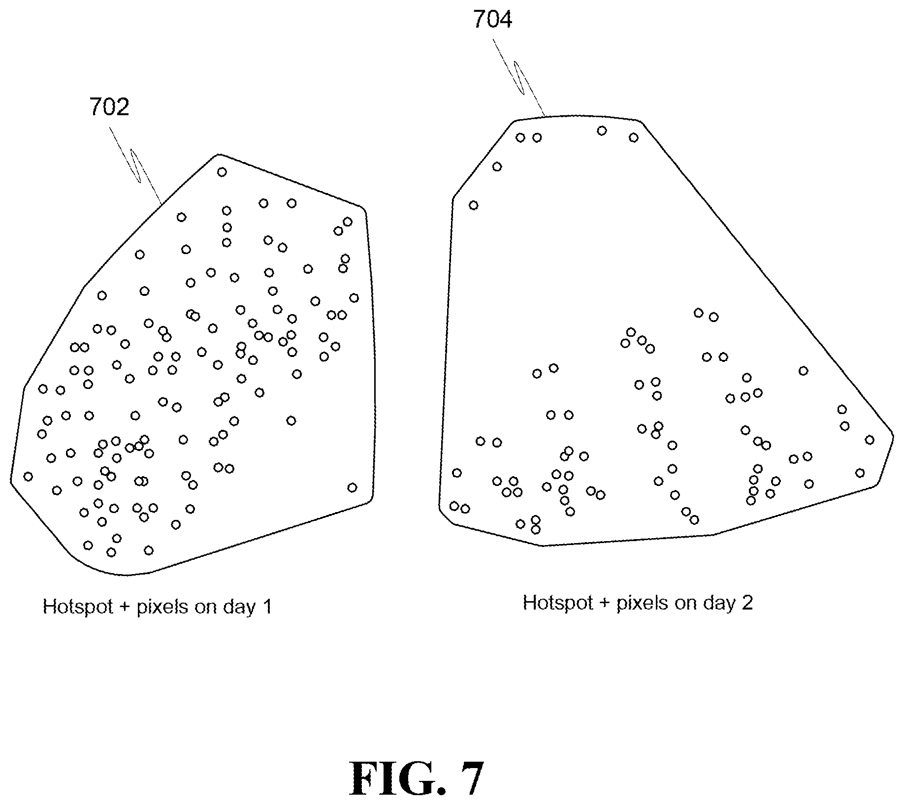 Patent US12102854 Figure 7 – Automated wildfire detection