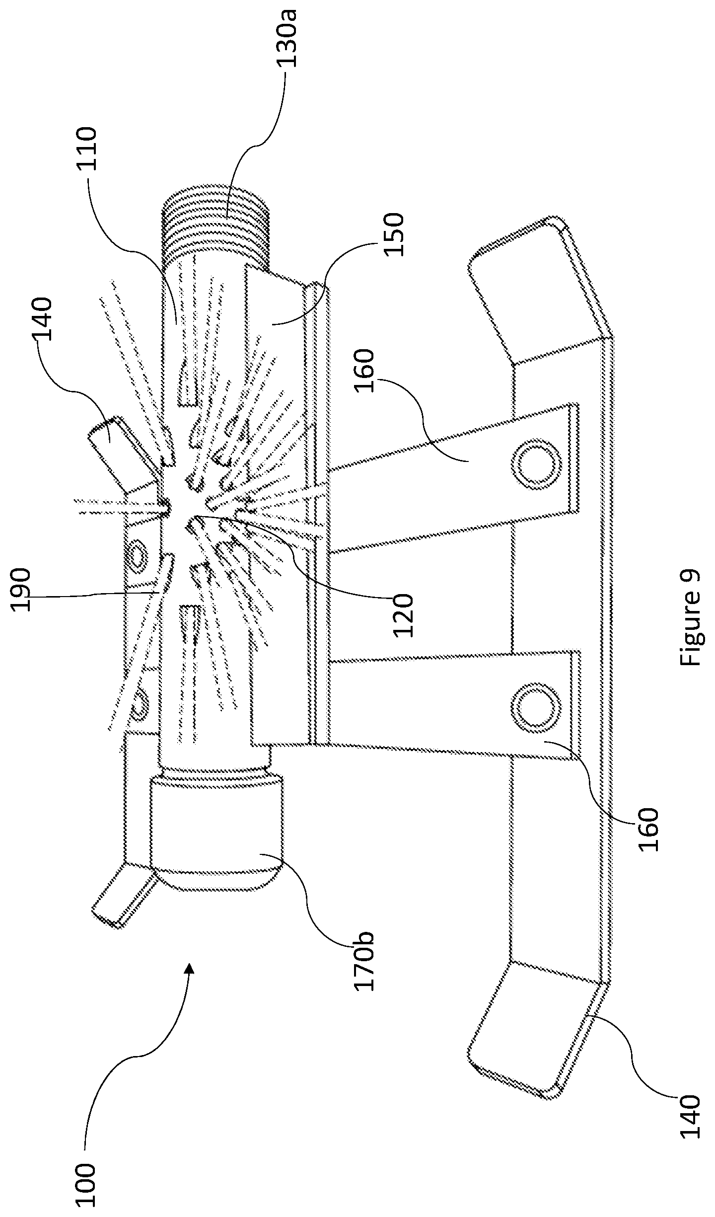 Patent US12102855 Figure 9 – Electric vehicle under body spray nozzle
