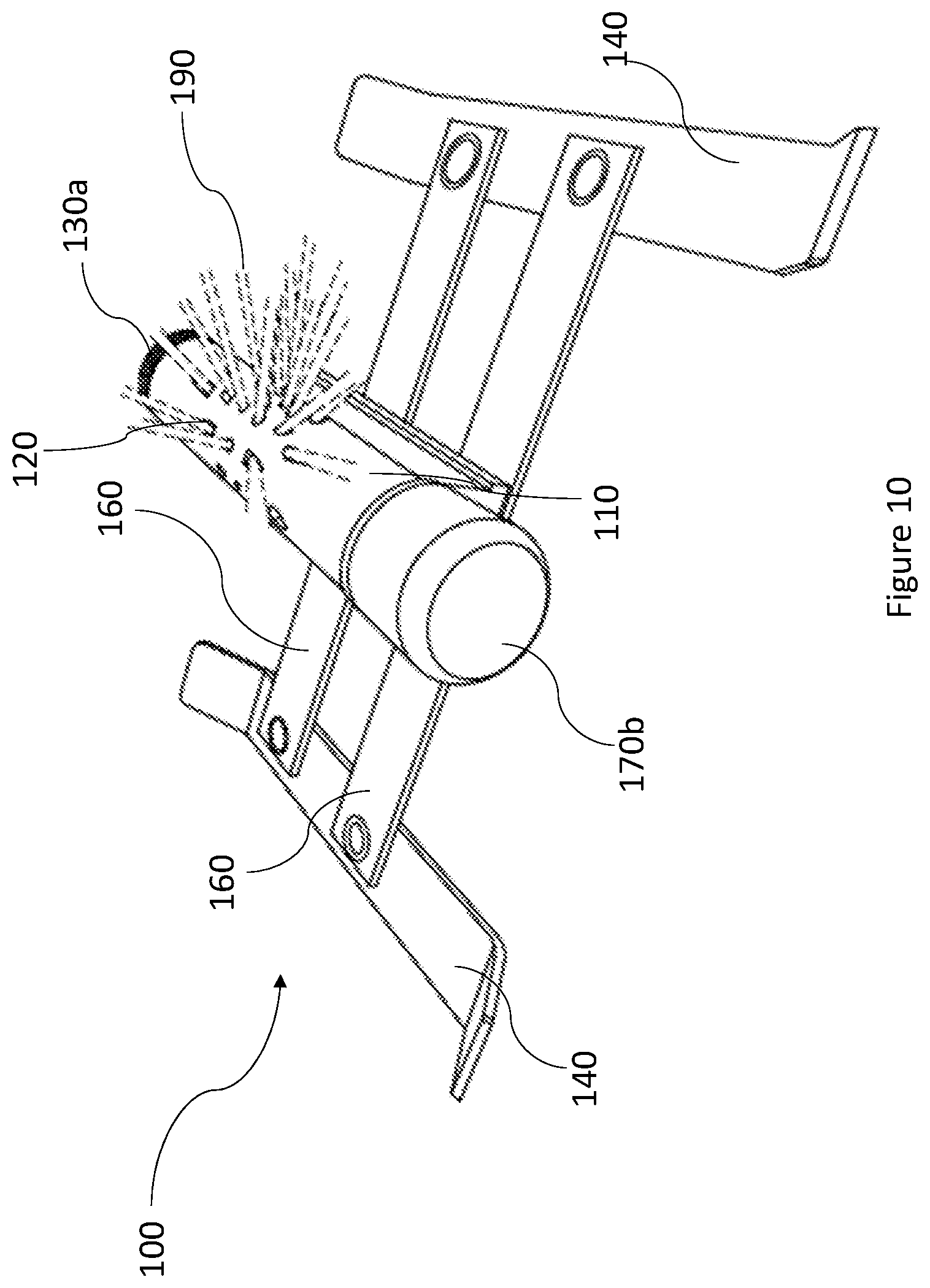Patent US12102855 Figure 10 – Electric vehicle under body spray nozzle